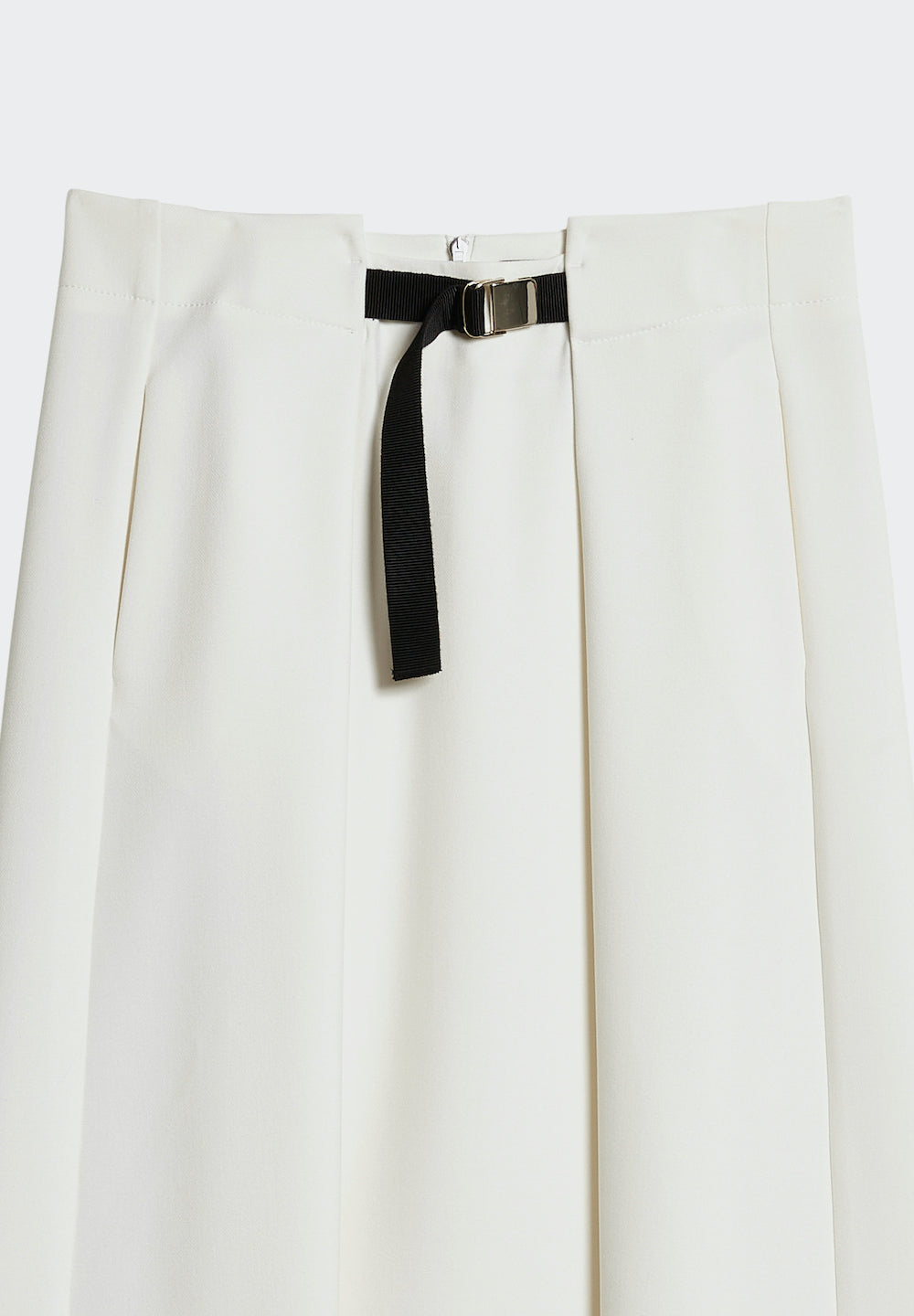 Skirt with Pleats and Belt