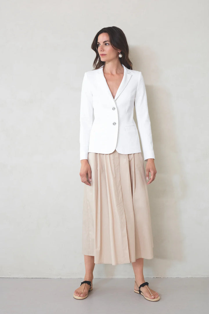 Elastic Pleated Skirt - SPOON