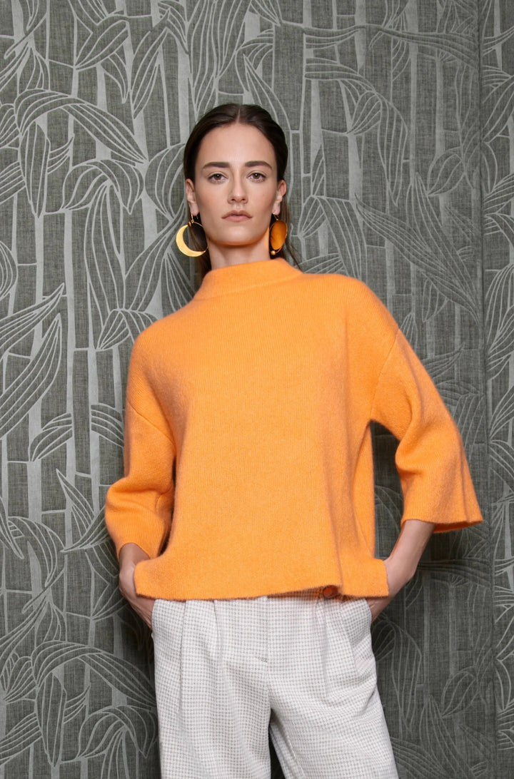 Cozy High Neck Cash-Silk Knit - SPOON