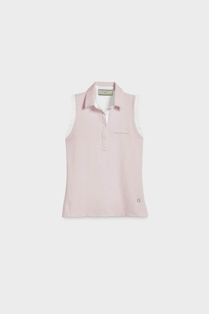 Active Polo Top with Button Tape - SPOON