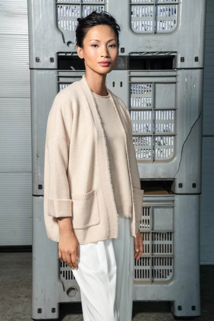 Fringe Cashmere Cardigan - SPOON