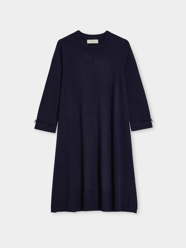 Fringes Wool- Cashmere Dress - SPOON