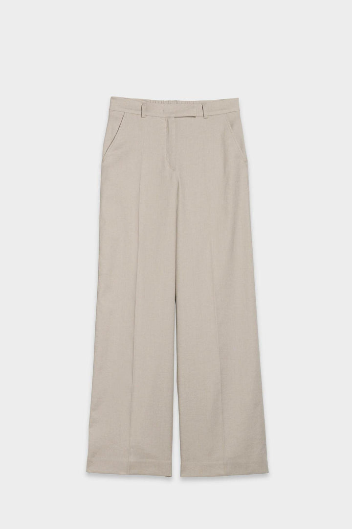 Wide Pleated Pants - SPOON