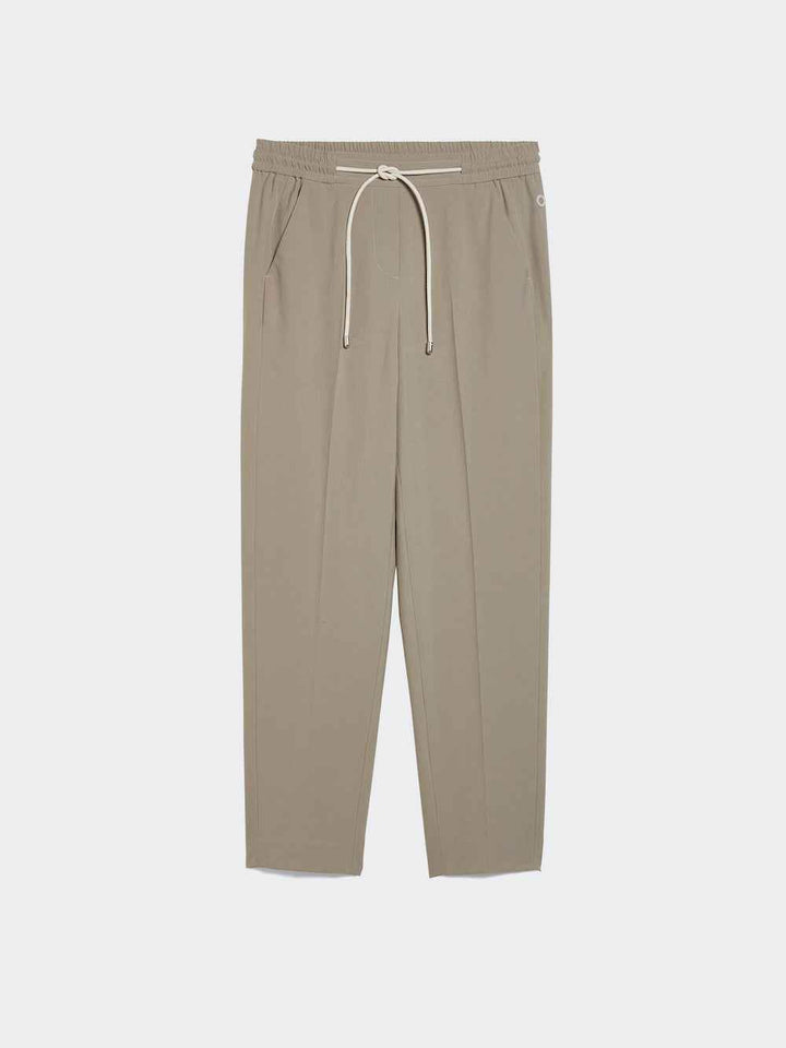 Pants with Faux Leather Strings - SPOON