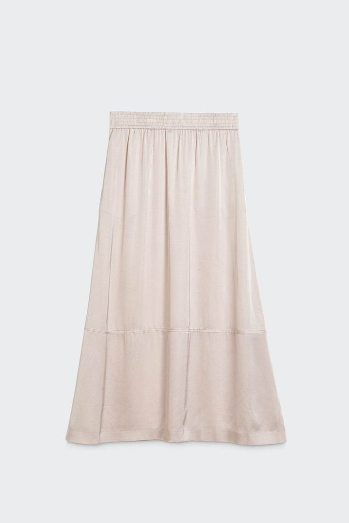 Viscose Skirt with Elastic Waistband - SPOON
