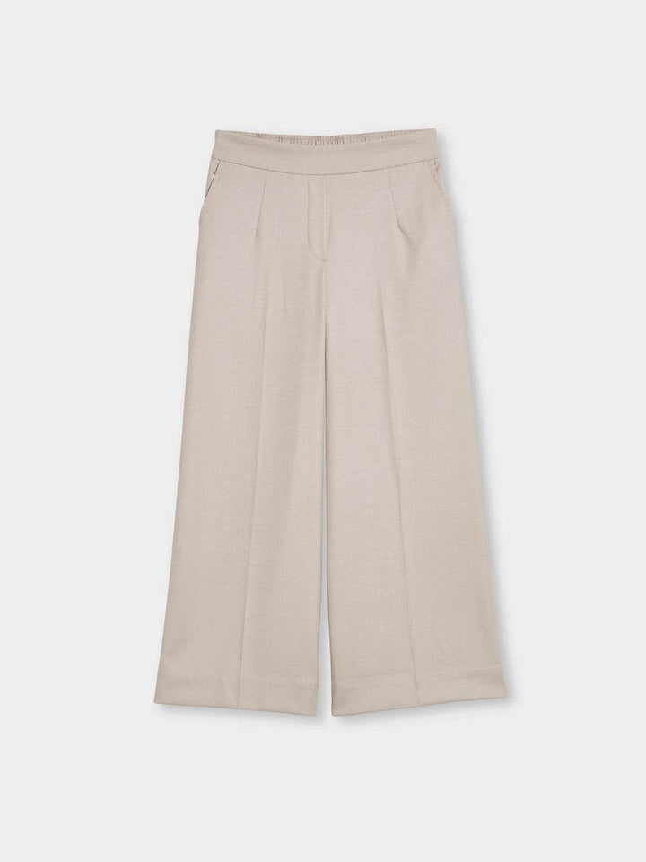 Wide Leg Flannel Pants - SPOON