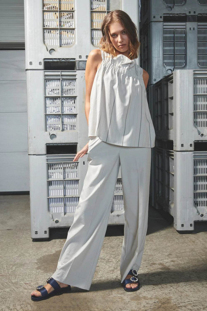 Wide Slip On Pants - SPOON