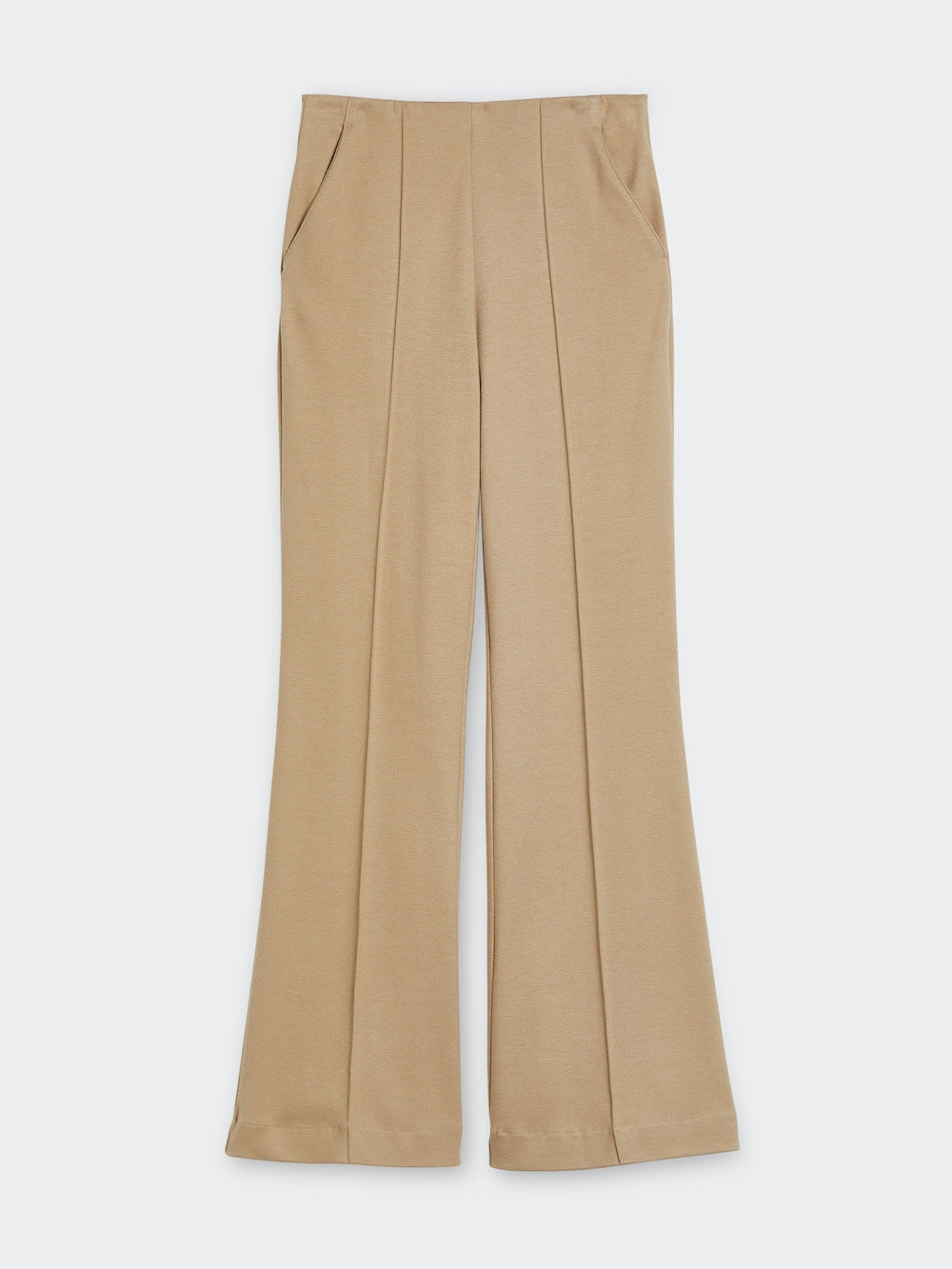 Long Flared Jersey Pants