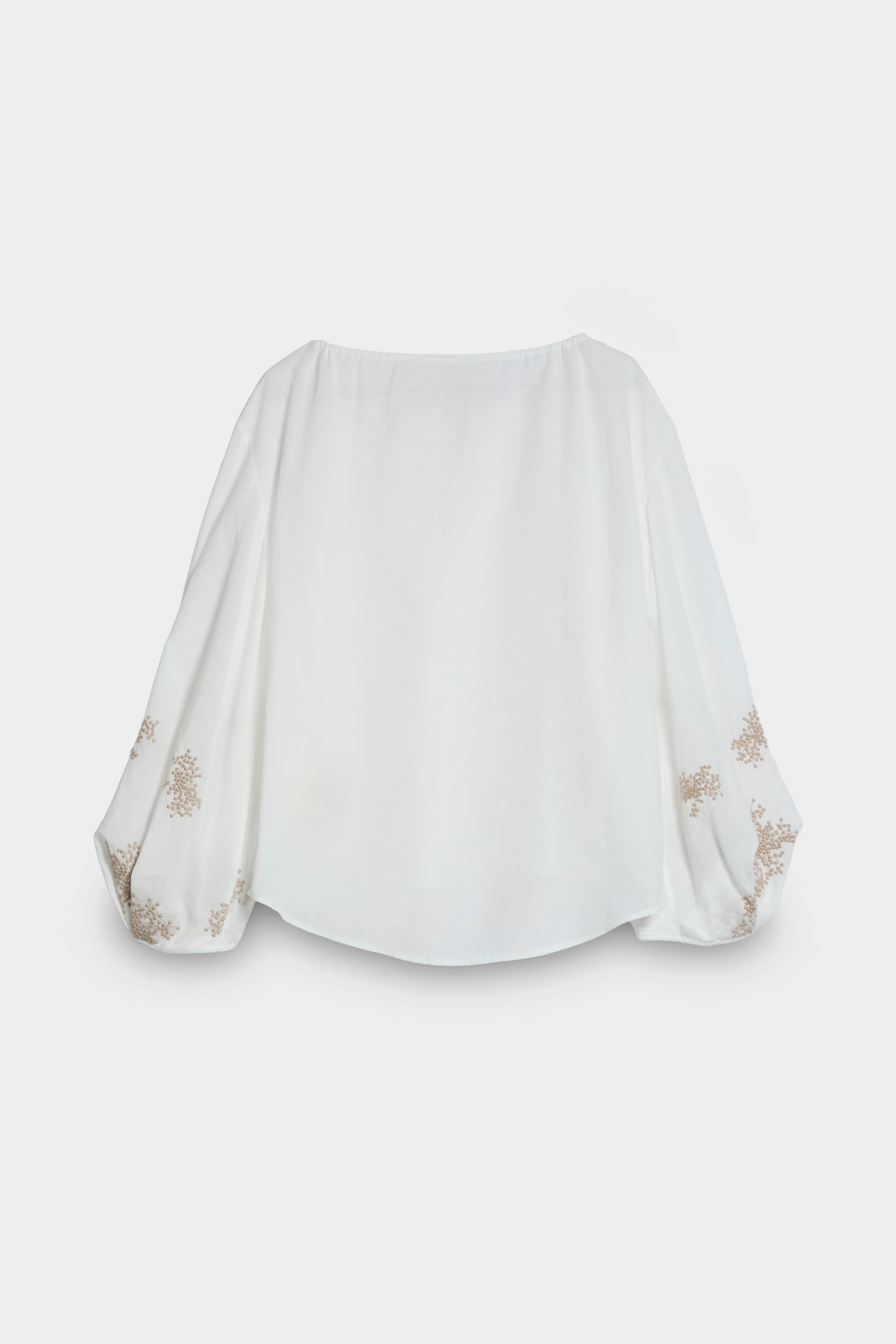 Embroidered Wide Sleeves Blouse