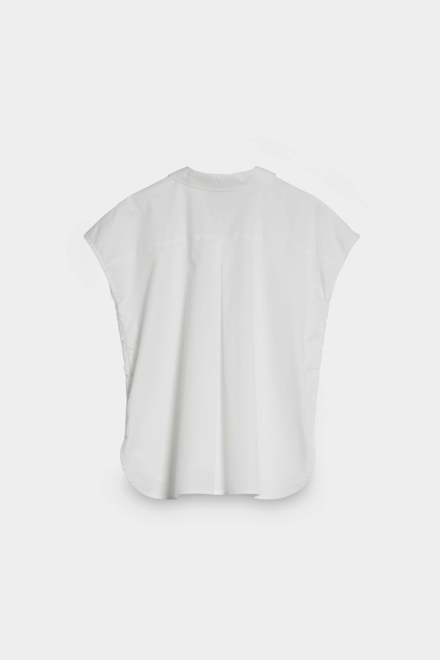 Roundish Collar T-Blouse