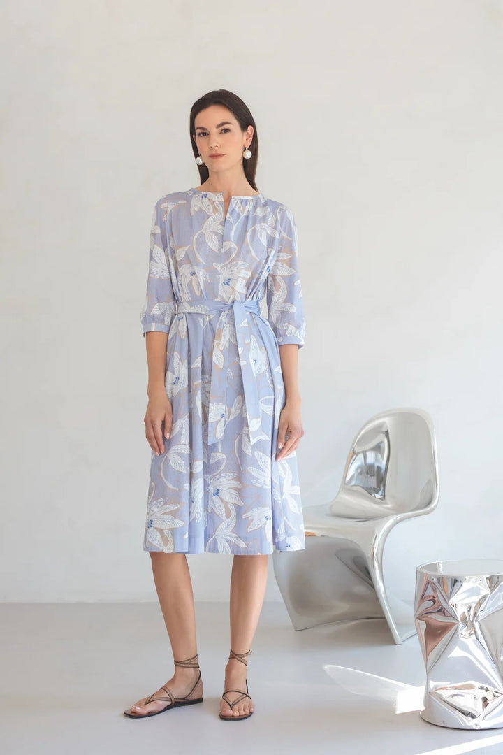 Bedrucktes Raglankleid