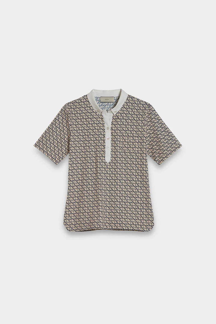 Patch Pocket Printed Polo