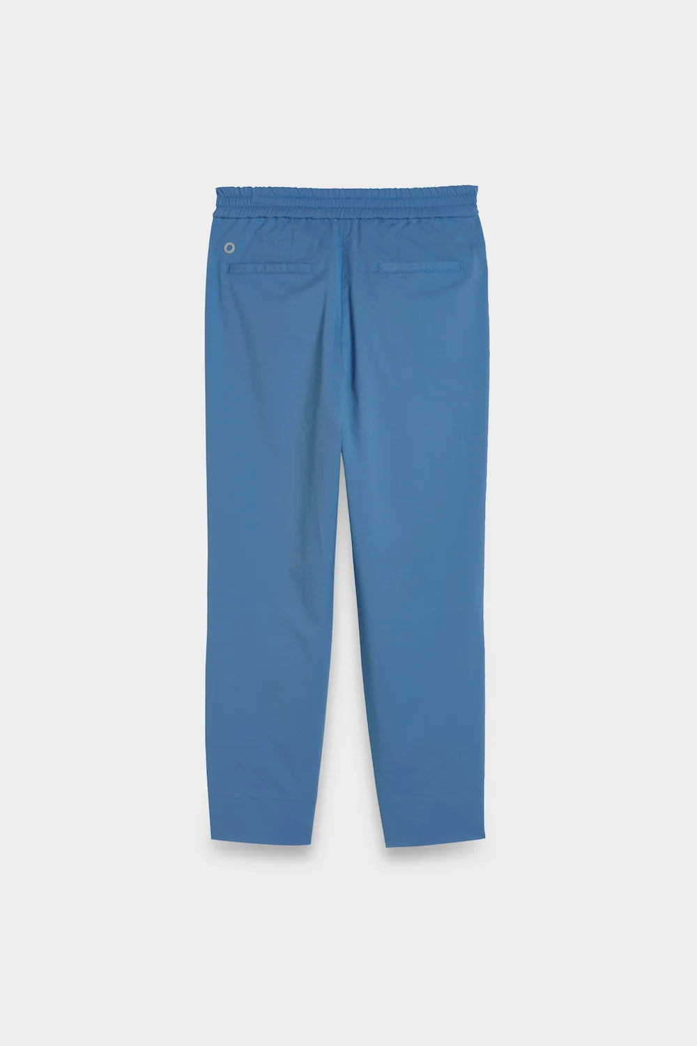 Elastic Waist Cotton-Mix Pants