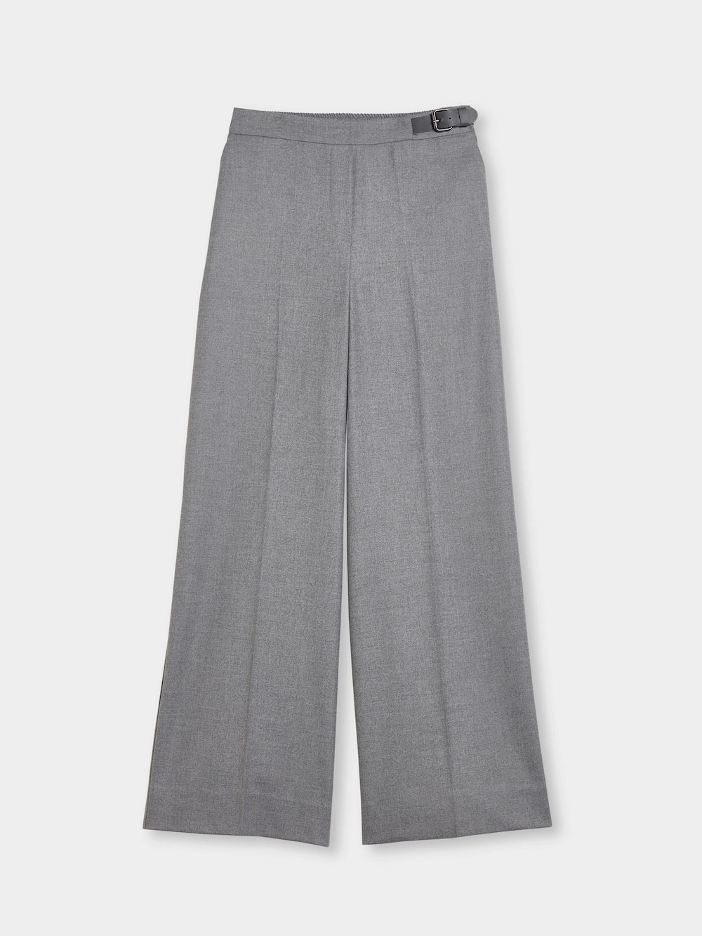 Flanellhose mit seitlichem Gürtel