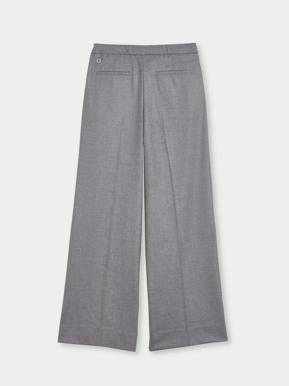 Flanellhose mit seitlichem Gürtel