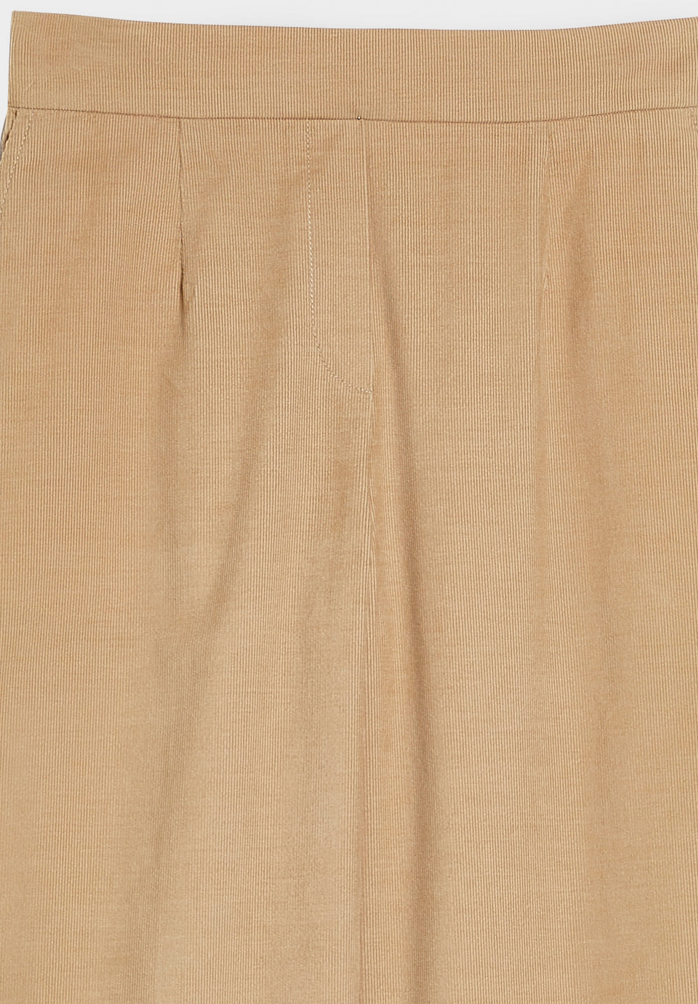 2slipover wide fine cord pants caramel detail