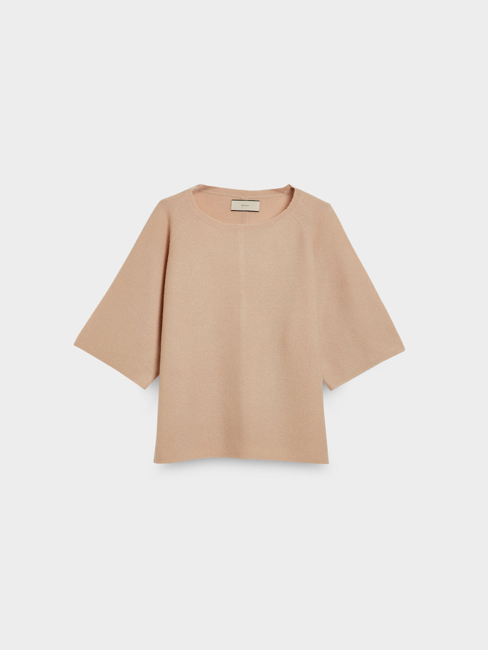 3 4 raglan cashmere cake beige front