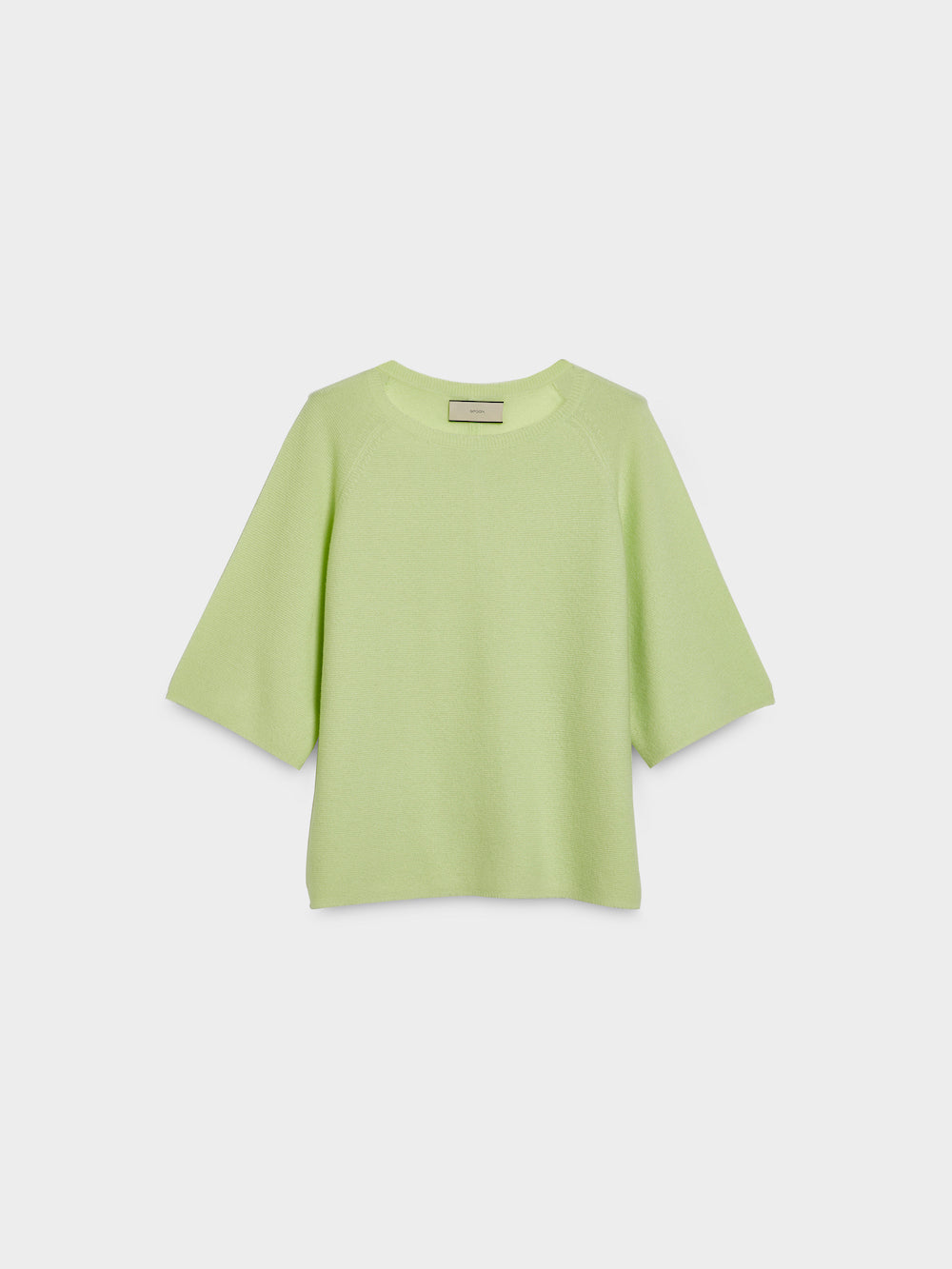 3 4 raglan cashmere green front