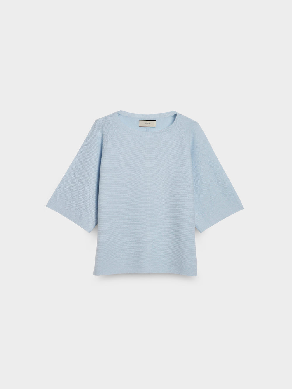 3 4 raglan cashmere ice blue front