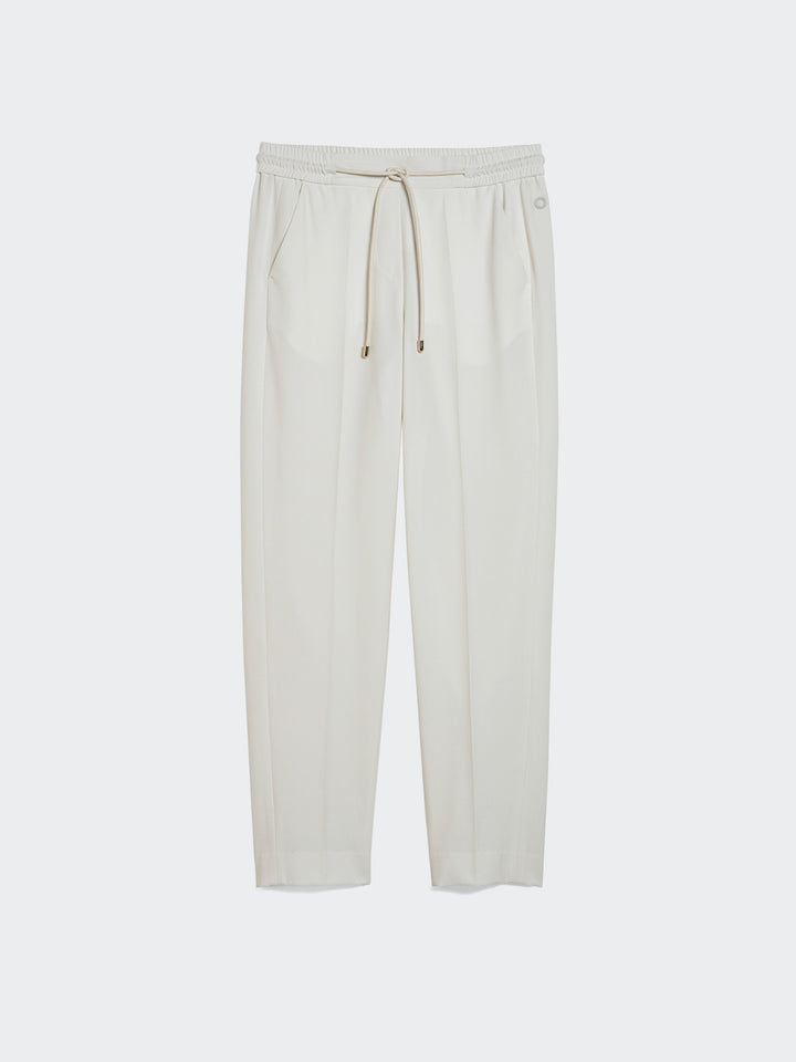 Pants with Faux Leather Strings