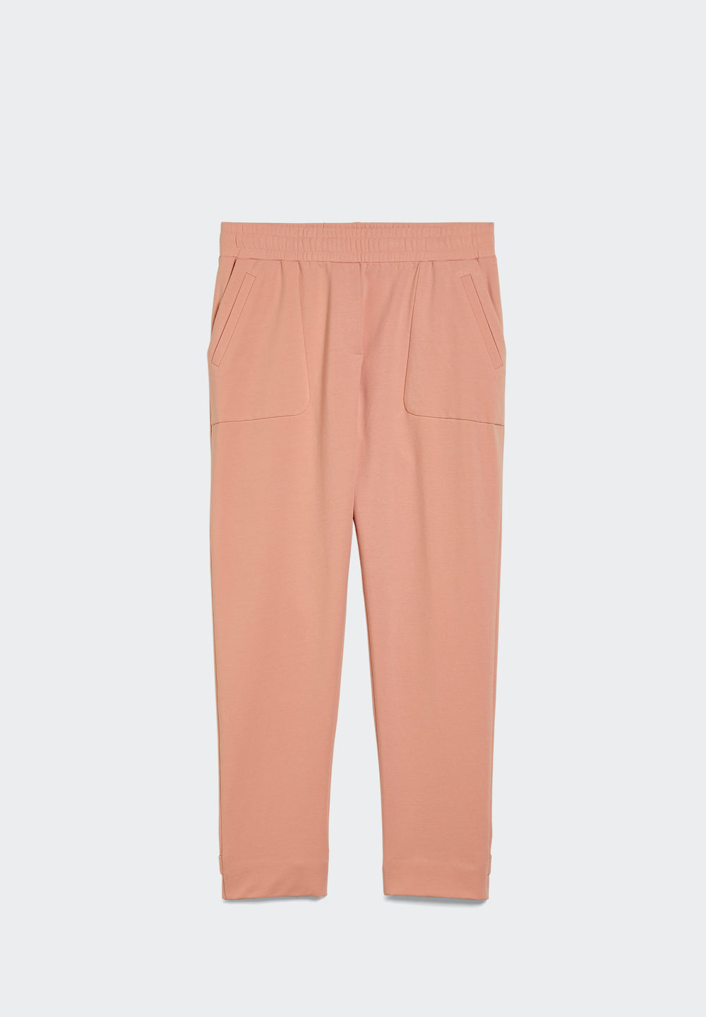 Cotton Lille Jogging Pants with Welt Pockets
