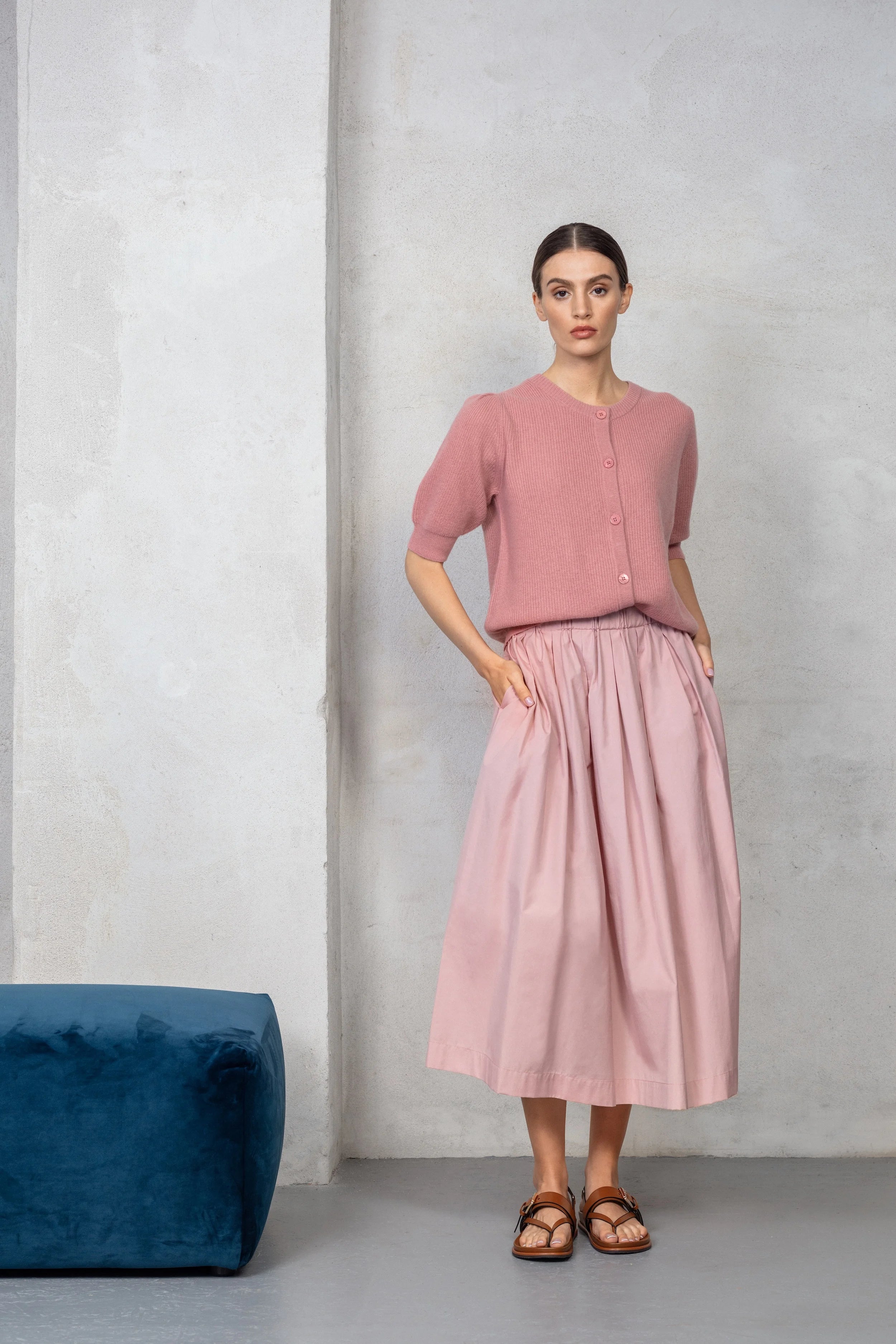 Box Pleat Skirt