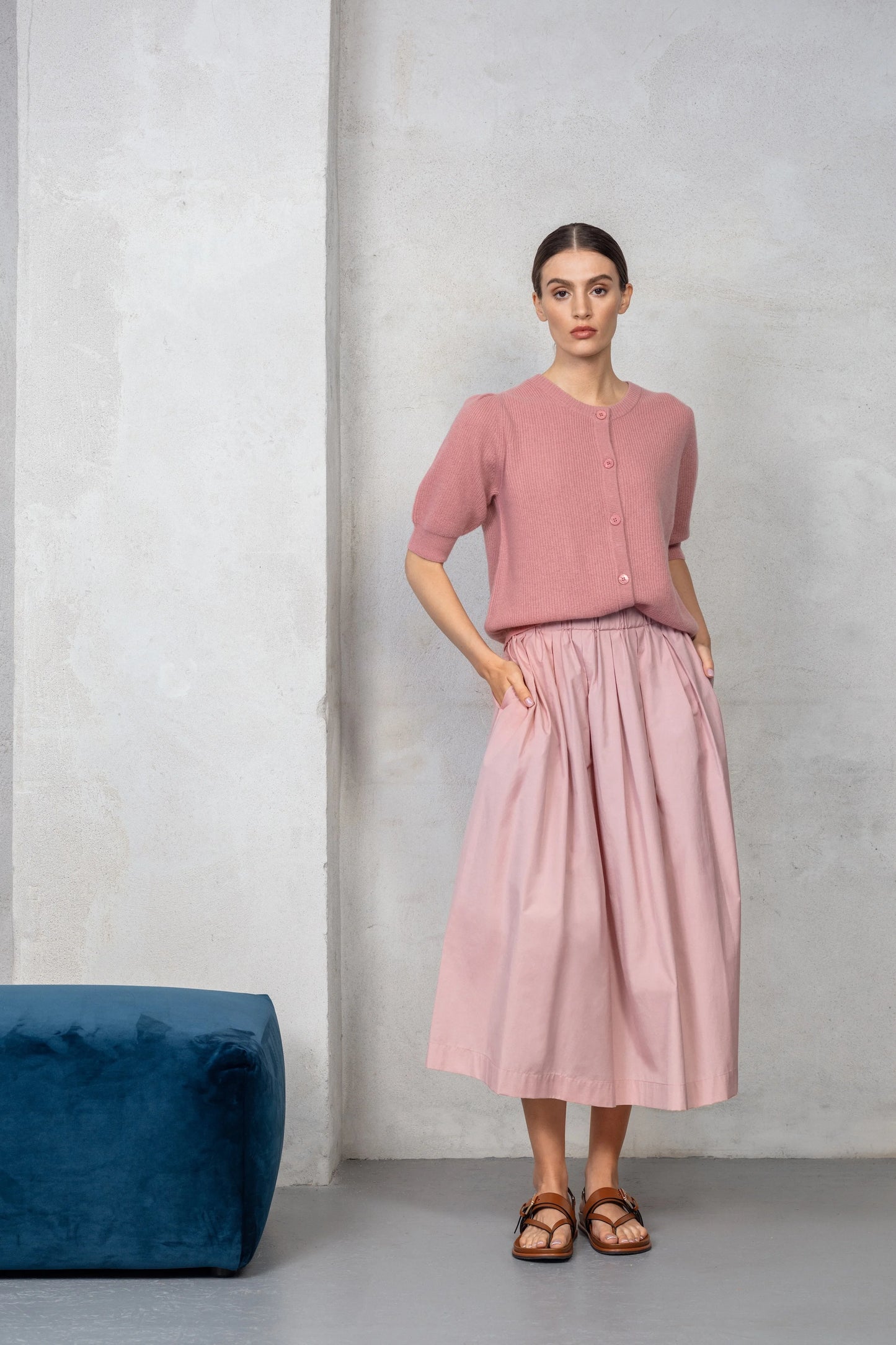 Box Pleat Skirt