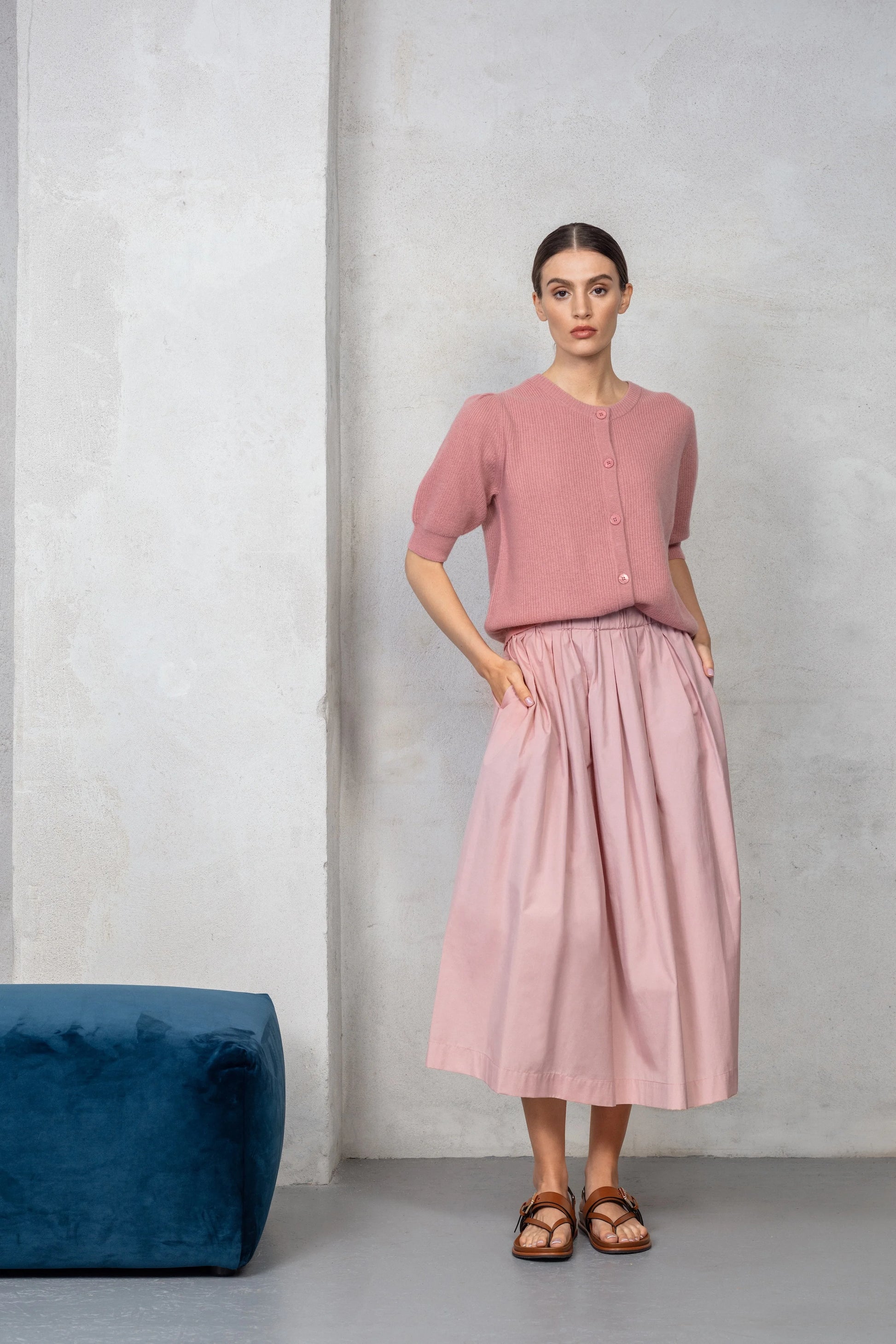Box Pleat Skirt