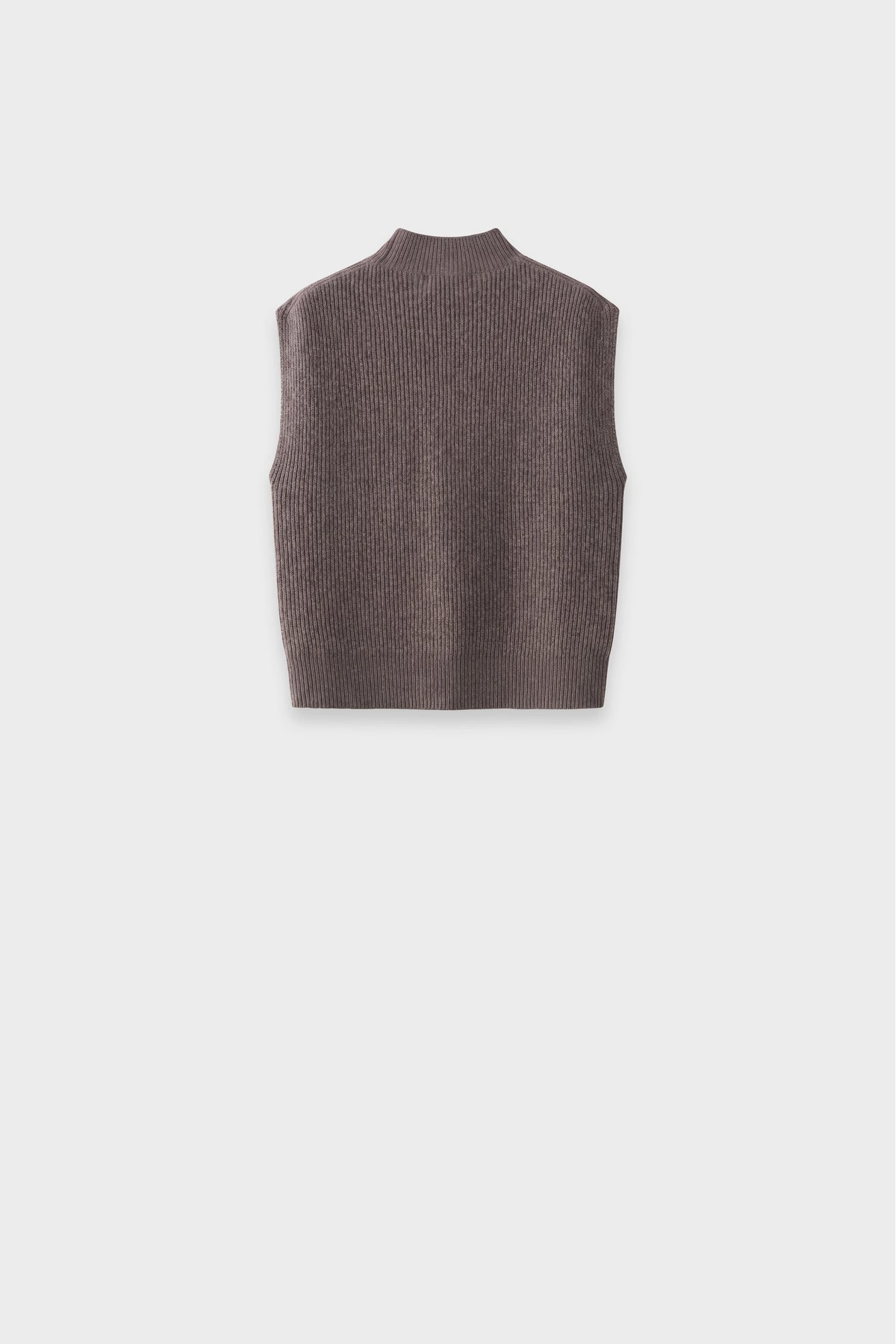 Cashmere Sleeveless with High Neck