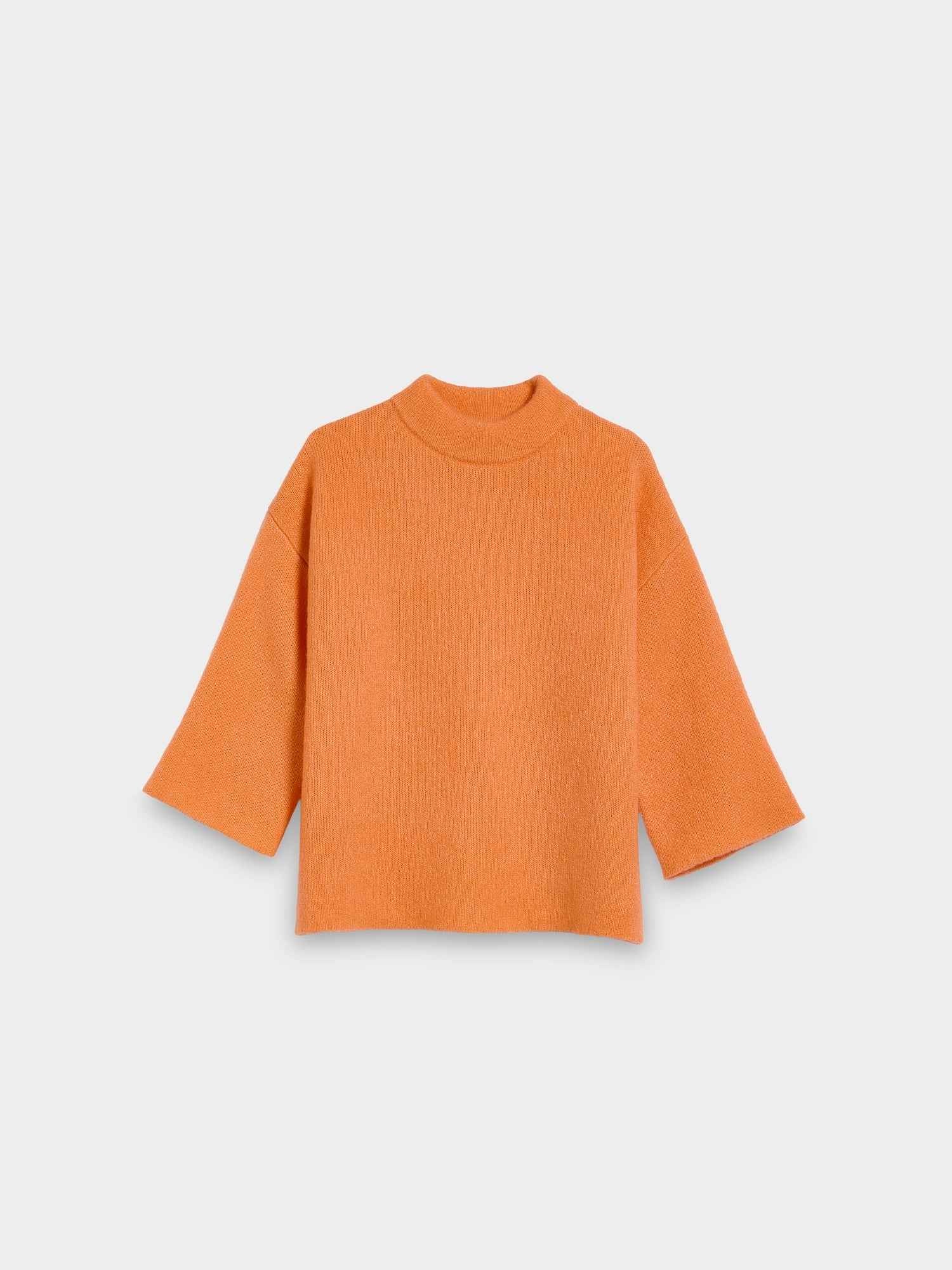 Cozy High Neck Cash-Silk Knit