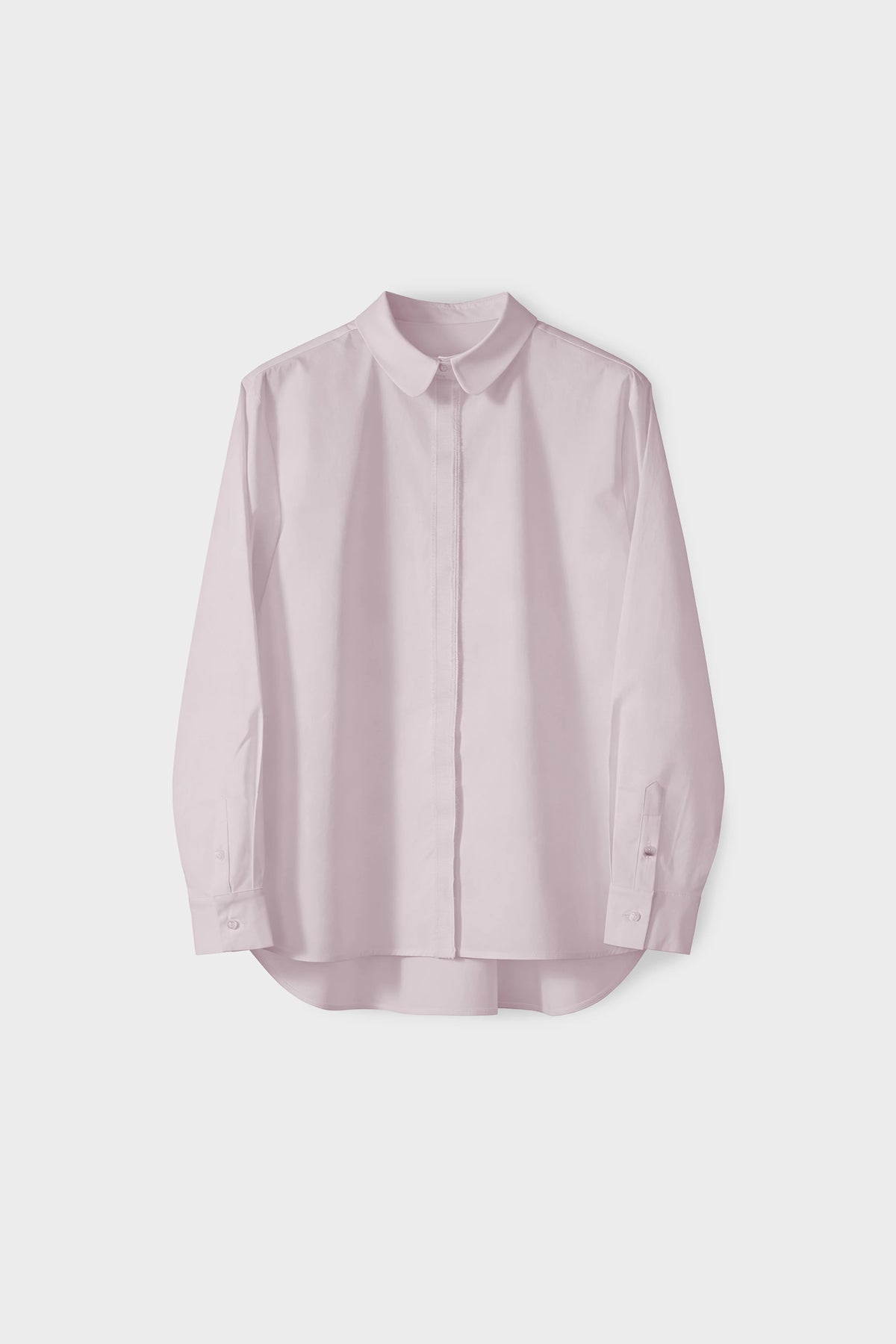 Cutaway Collar Blouse front pink 