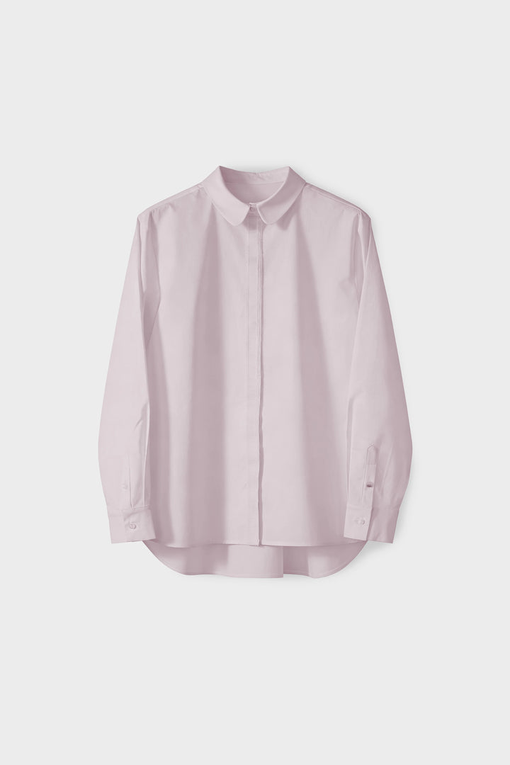 Cutaway Collar Blouse front pink 