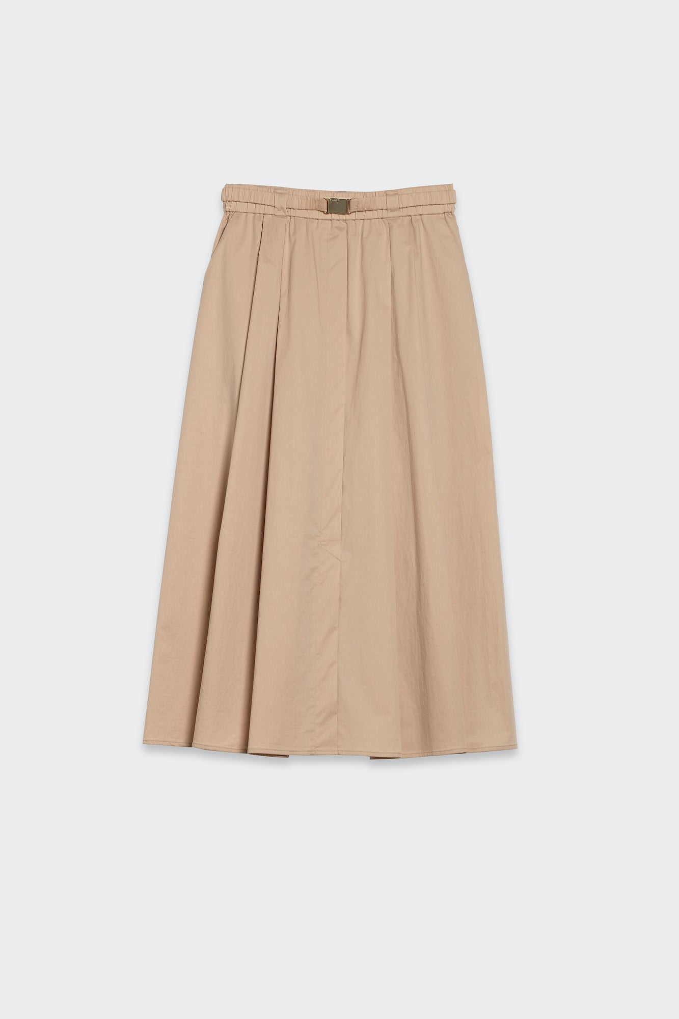 Elastic Pleated Skirt