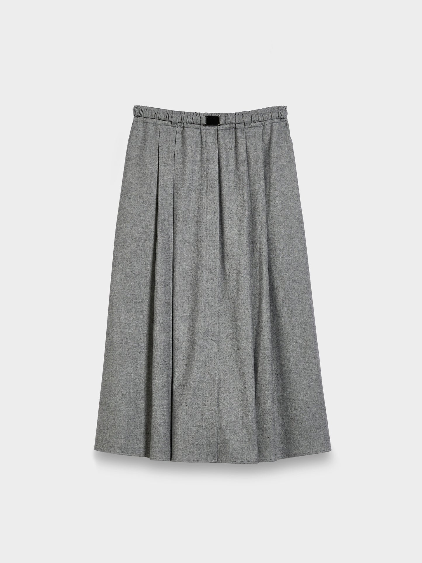 Elastic Pleated Skirt