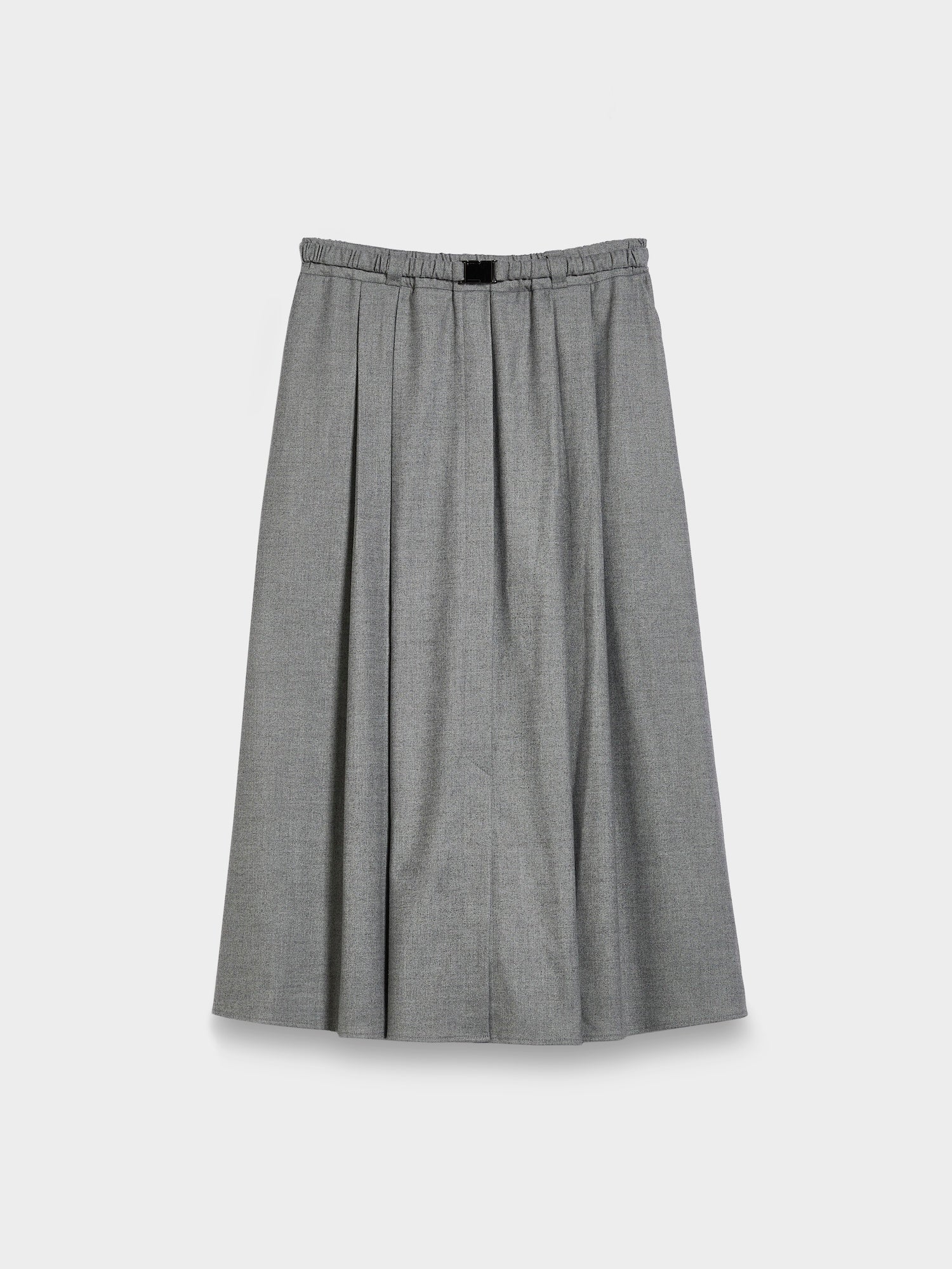 Elastic Pleated Skirt