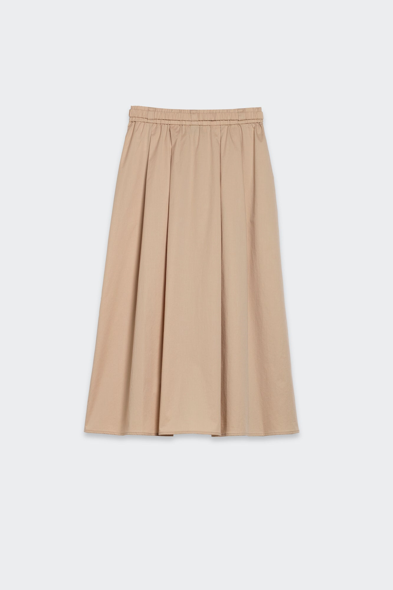 Elastic Pleated Skirt back 