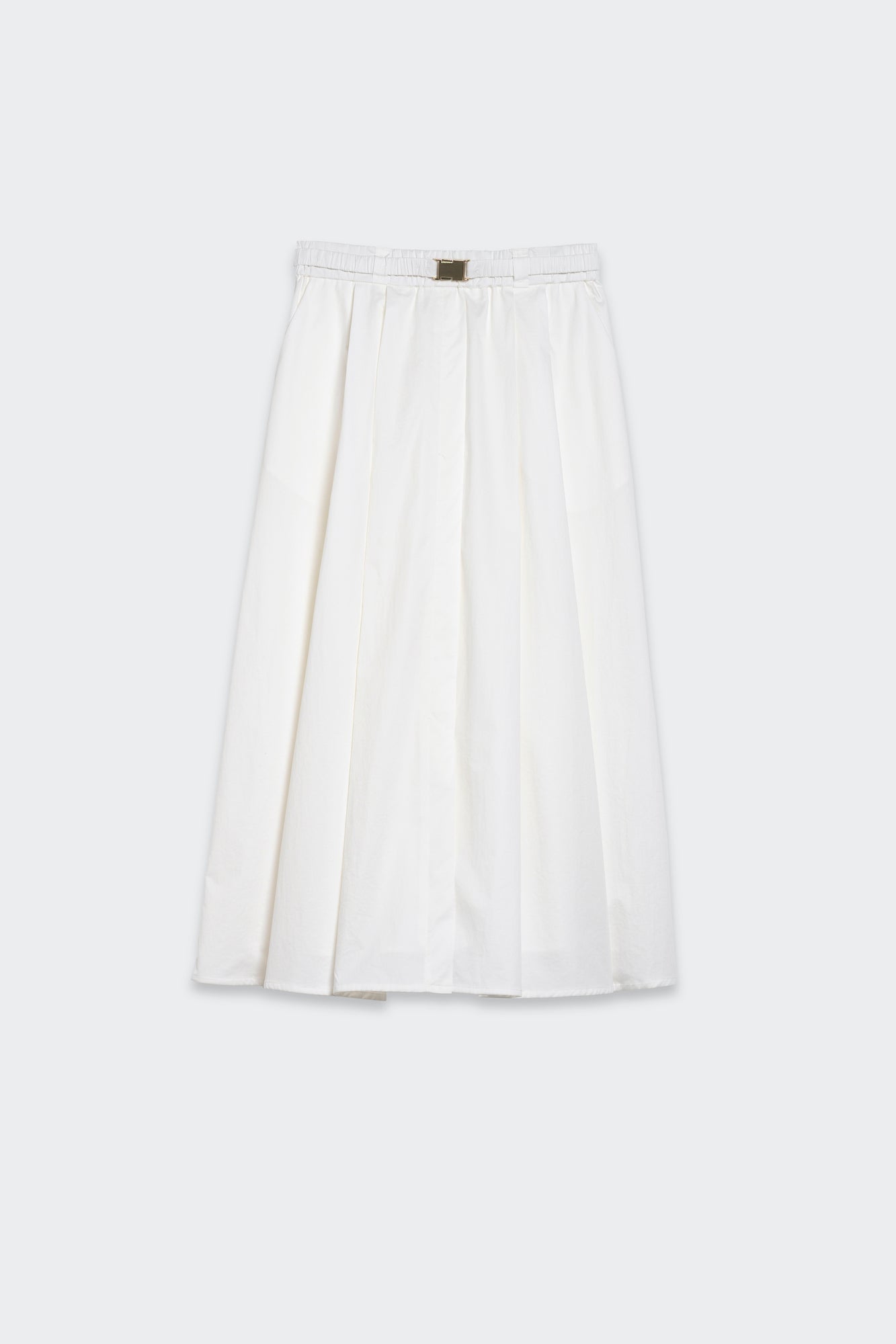 Elastic Pleated Skirt