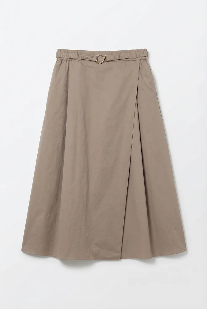 Elastic Pleated Skirt front belt