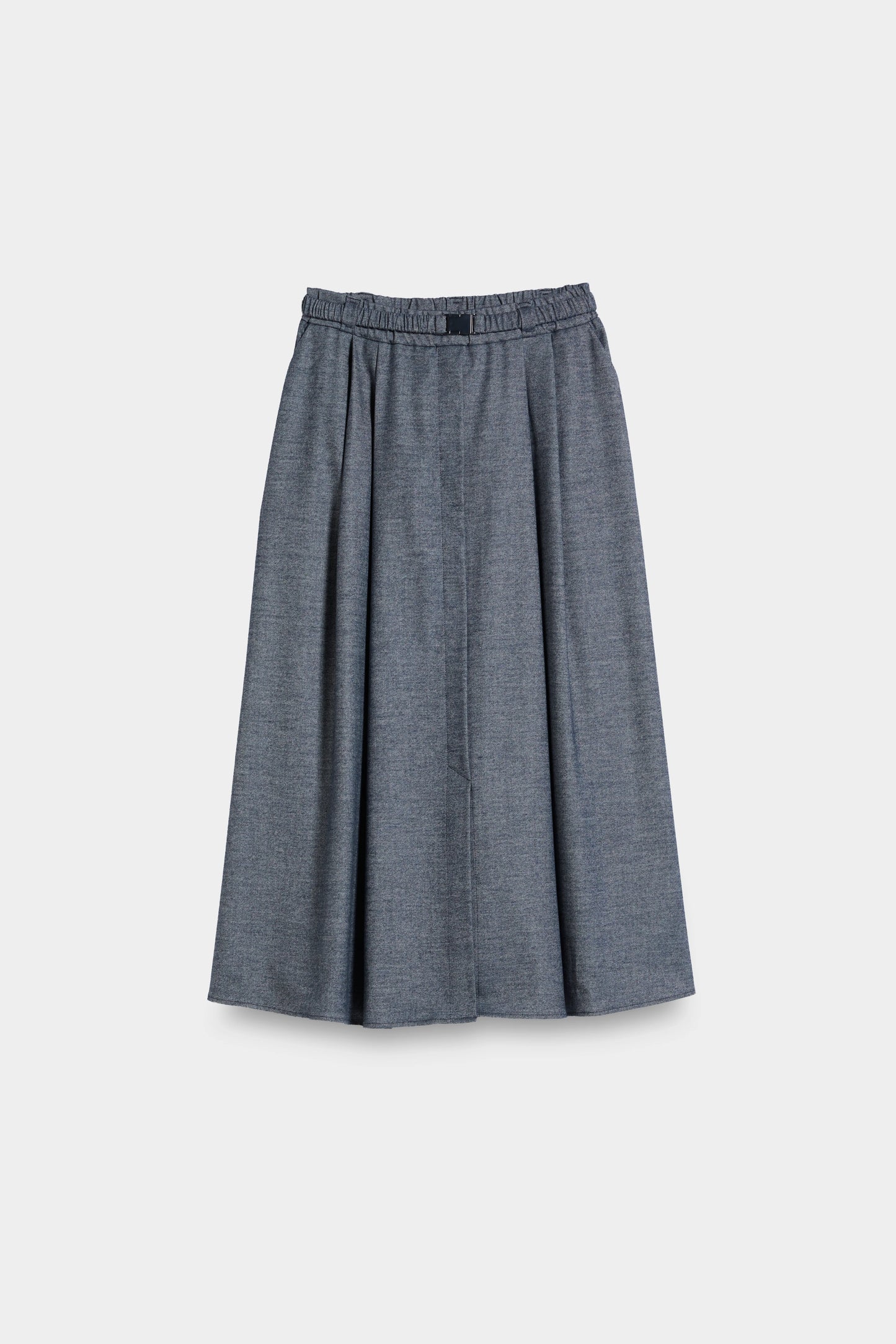 Elastic Pleated Skirt