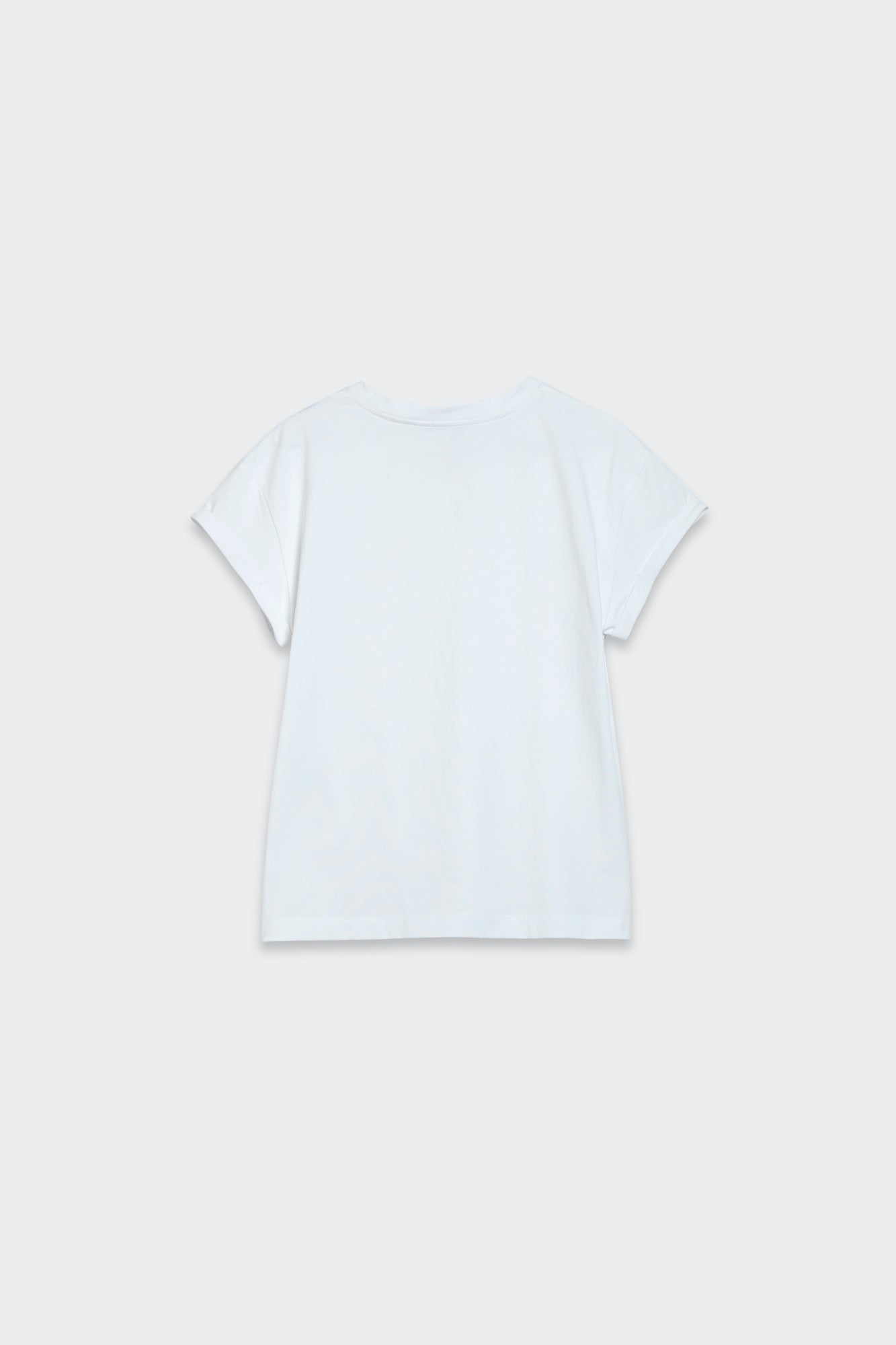 Folded Sleeve T-shirt back 