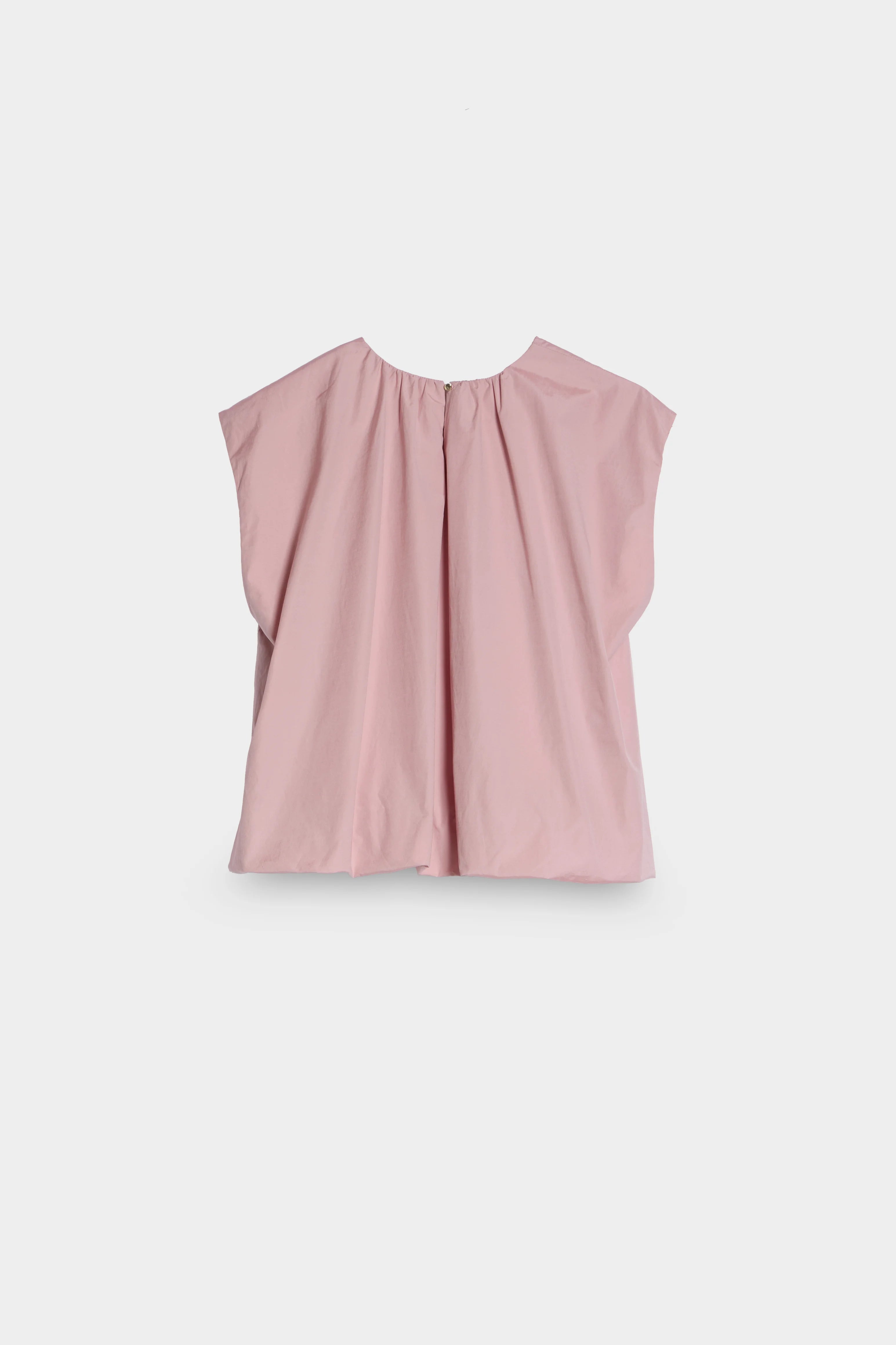 Gathered Sleeveless Blouse back 