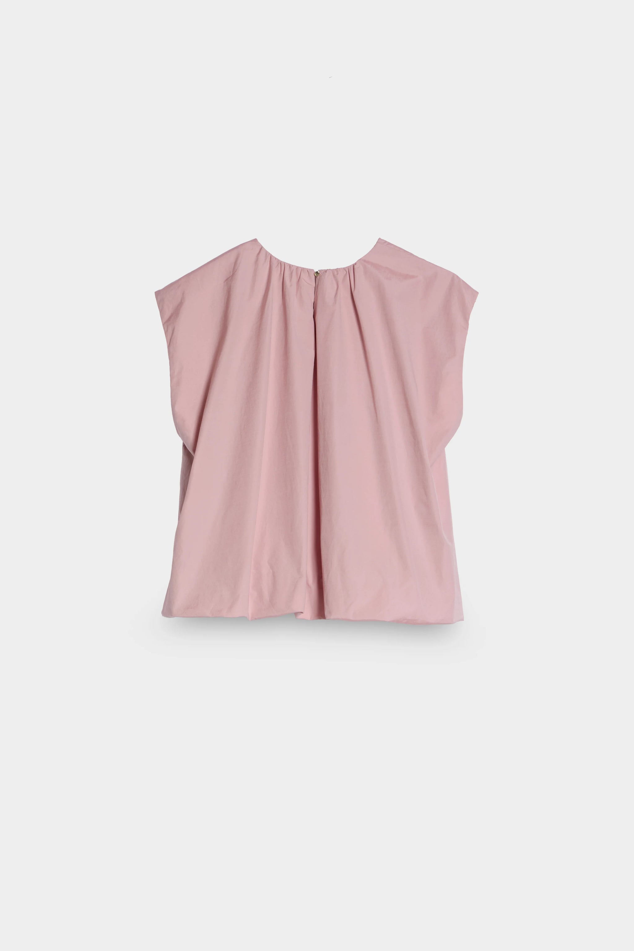 Gathered Sleeveless Blouse back 