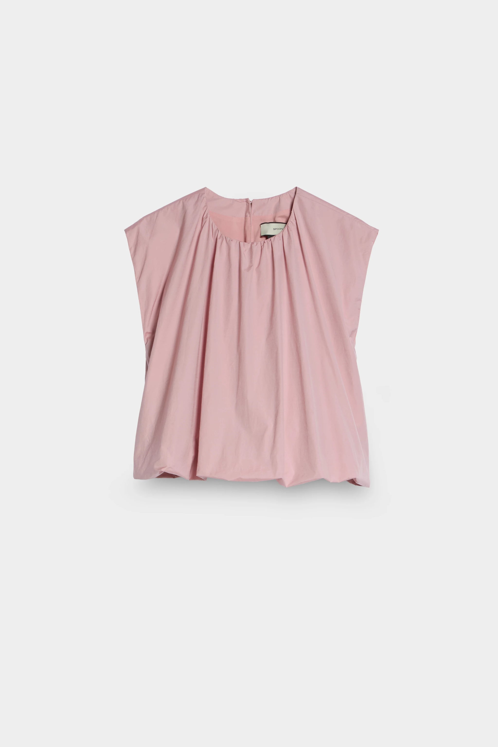 Gathered Sleeveless Blouse front