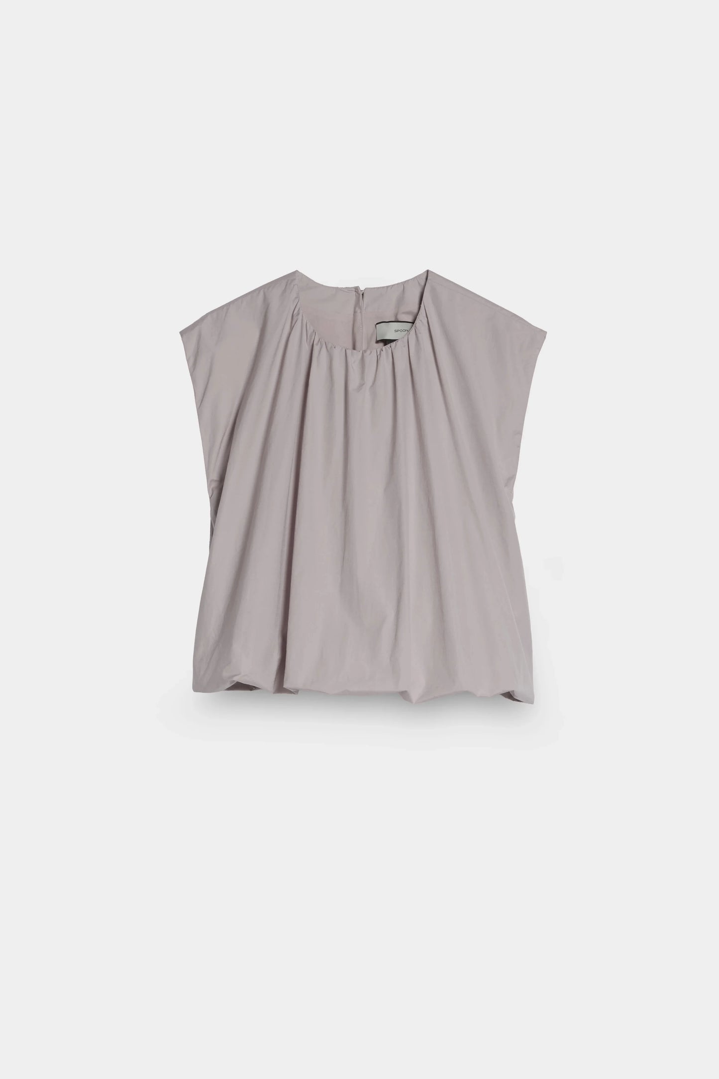 Gathered Sleeveless Blouse