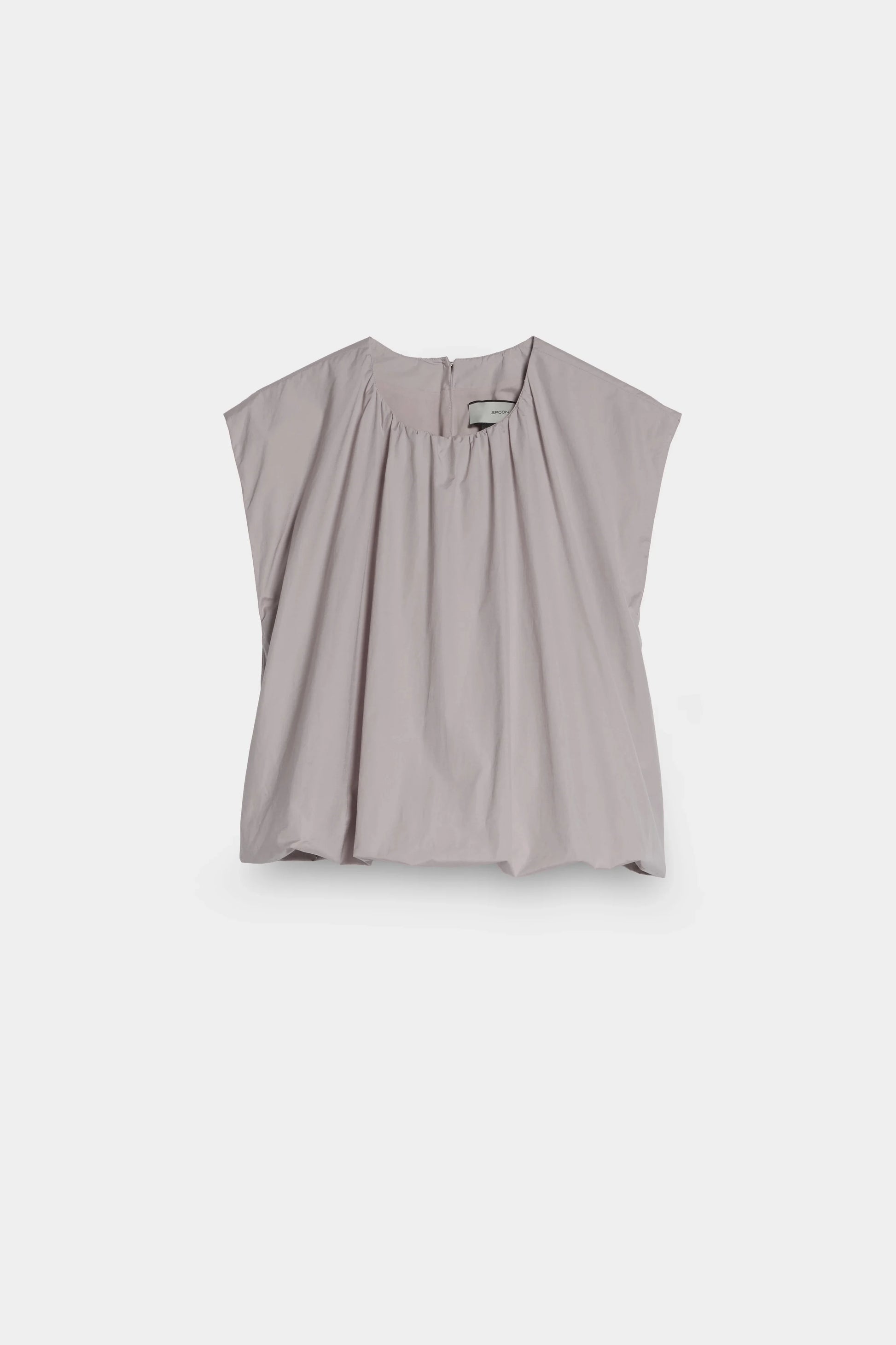 Gathered Sleeveless Blouse