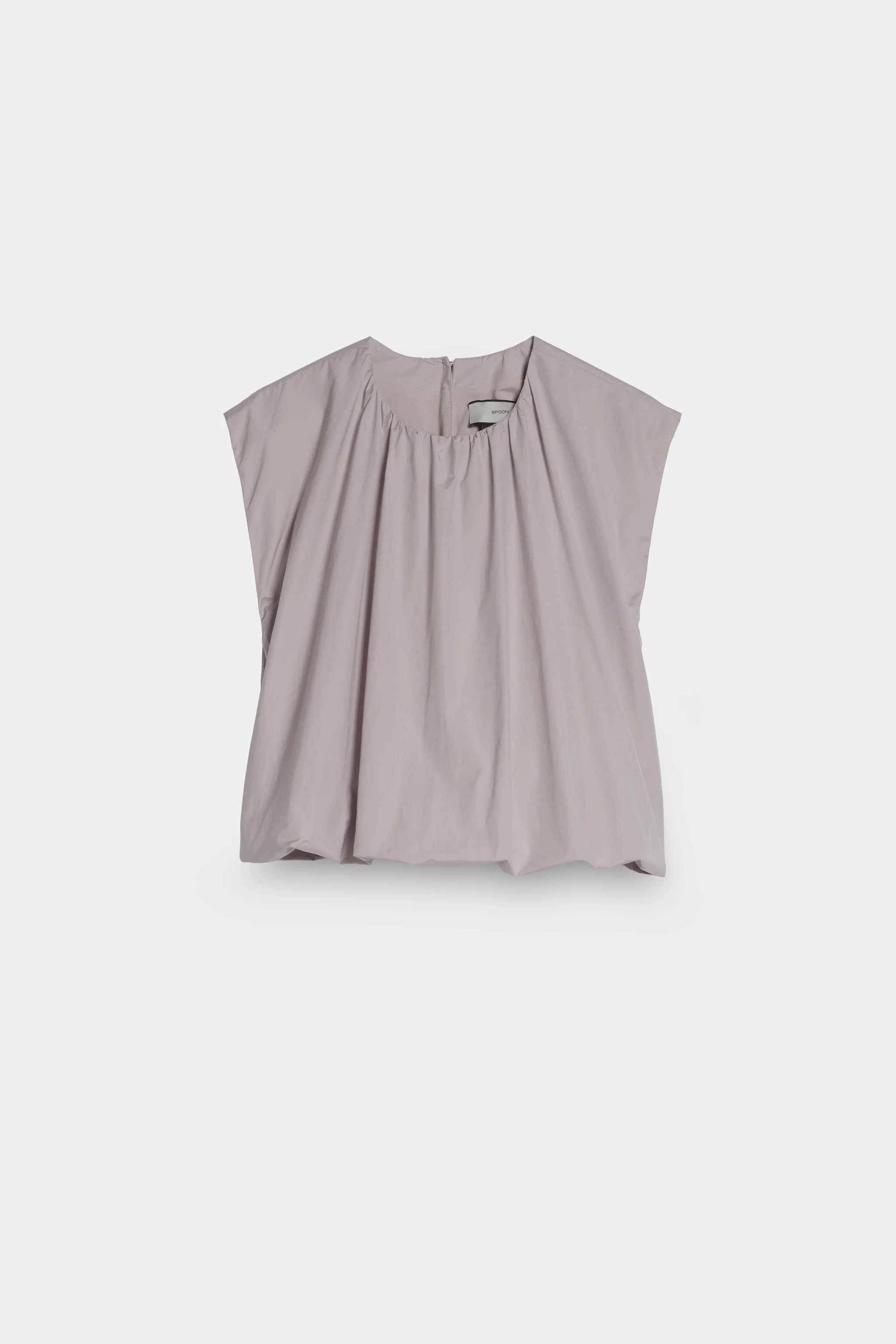 Gathered Sleeveless Blouse