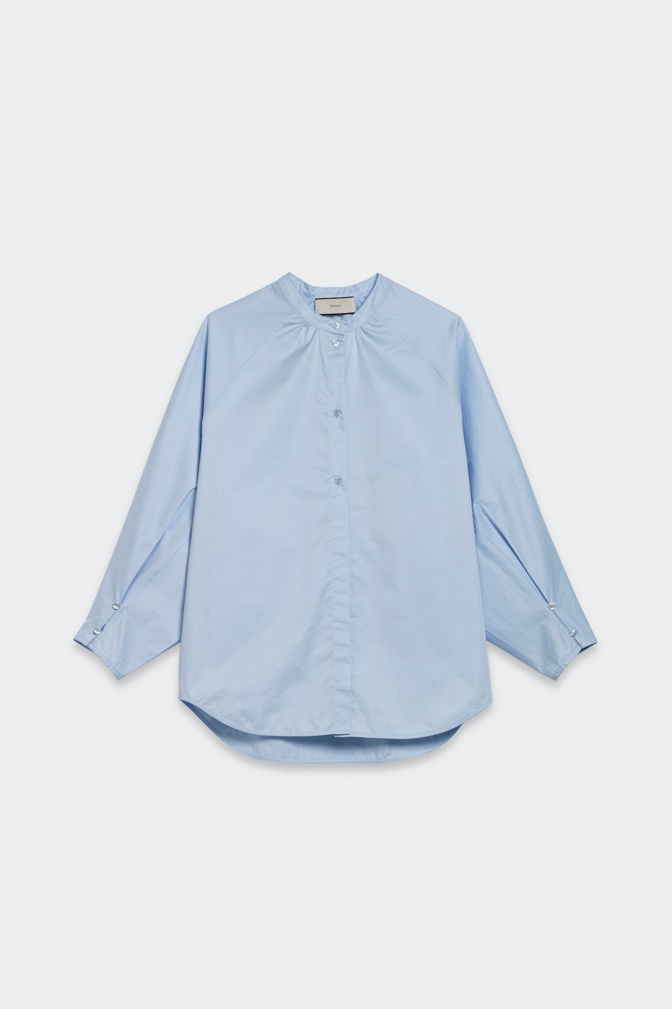 Half visible Placket Shirt front 