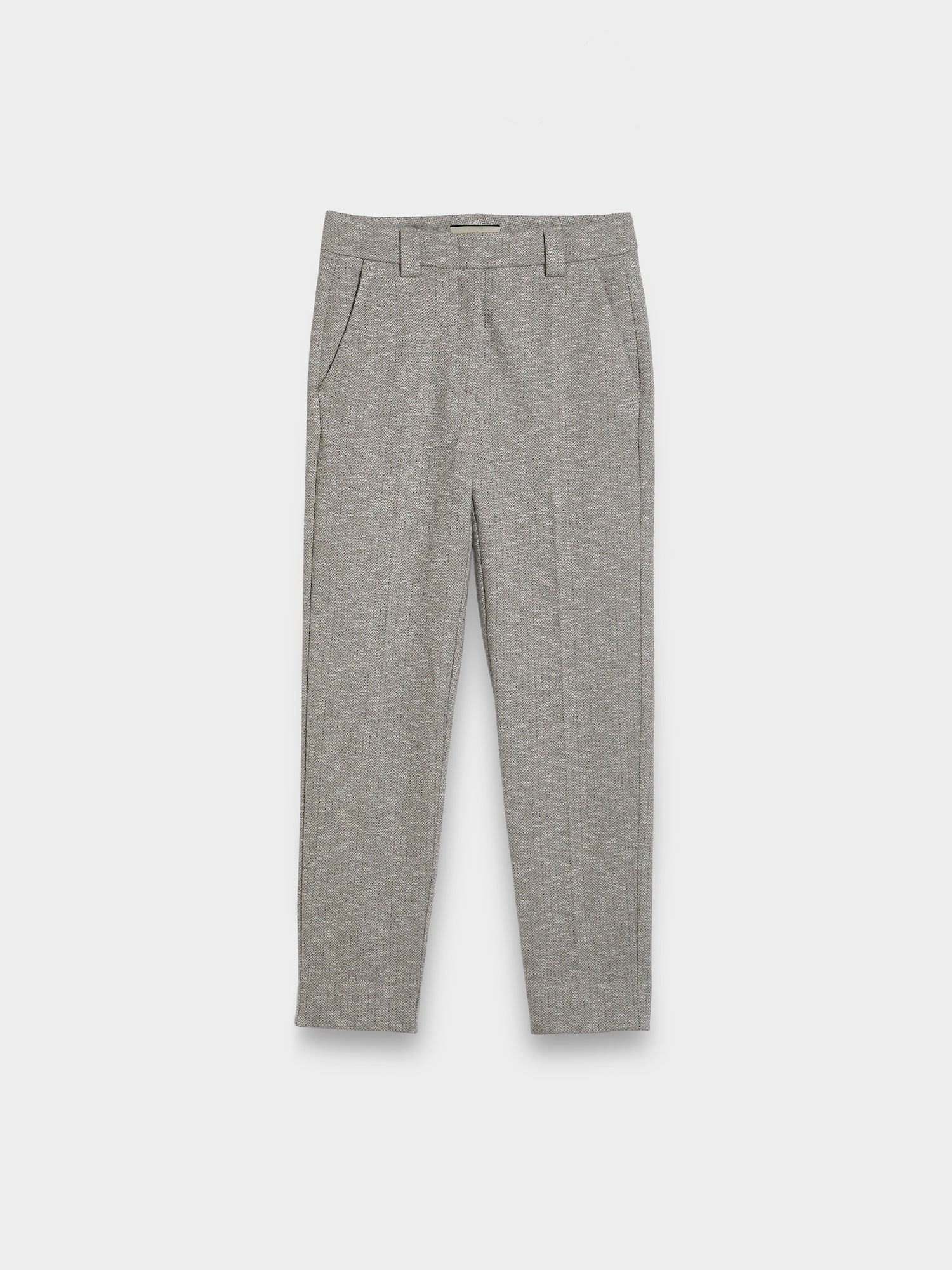Iron Pleat Check Pants front
