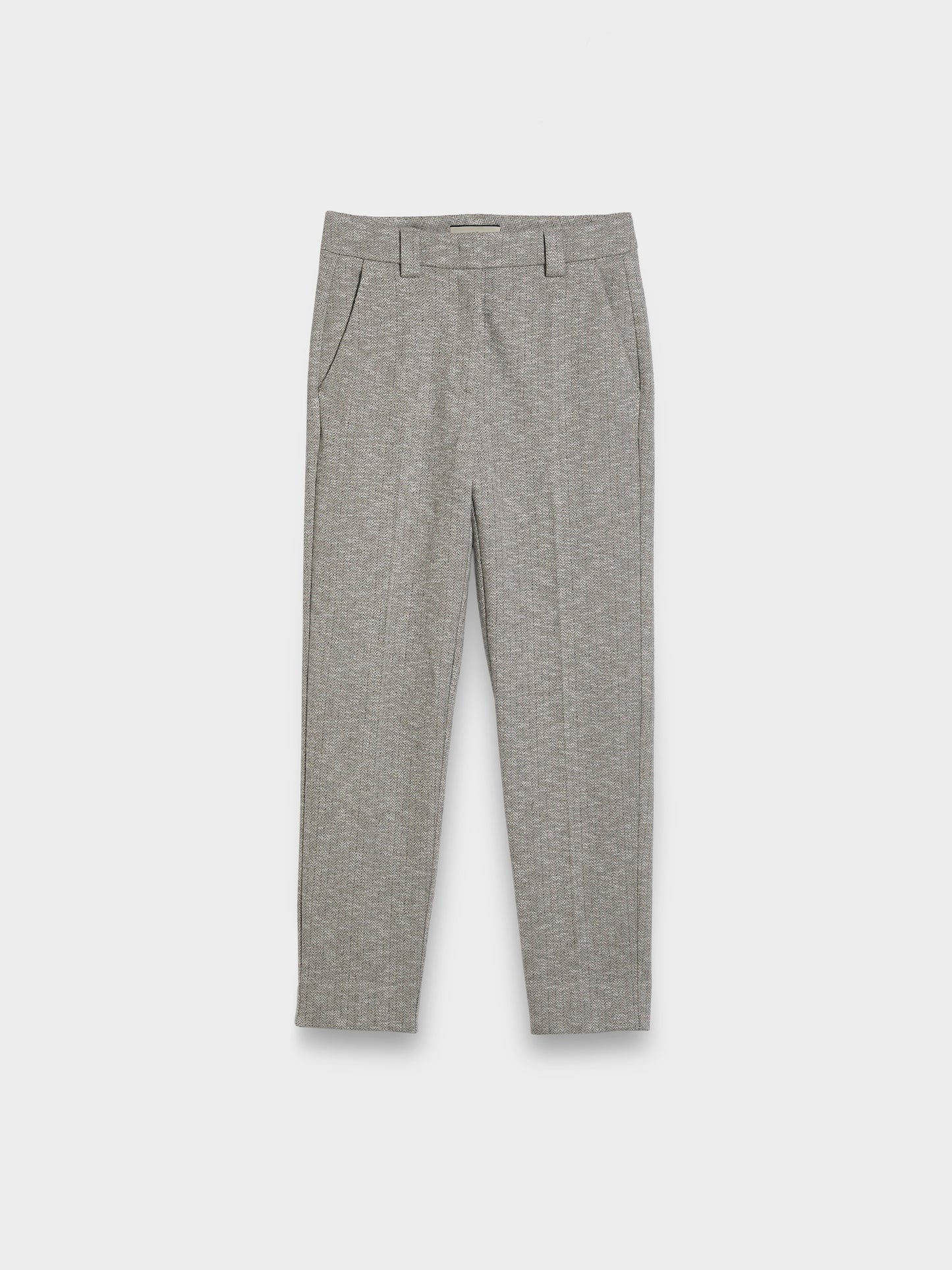 Iron Pleat Check Pants front
