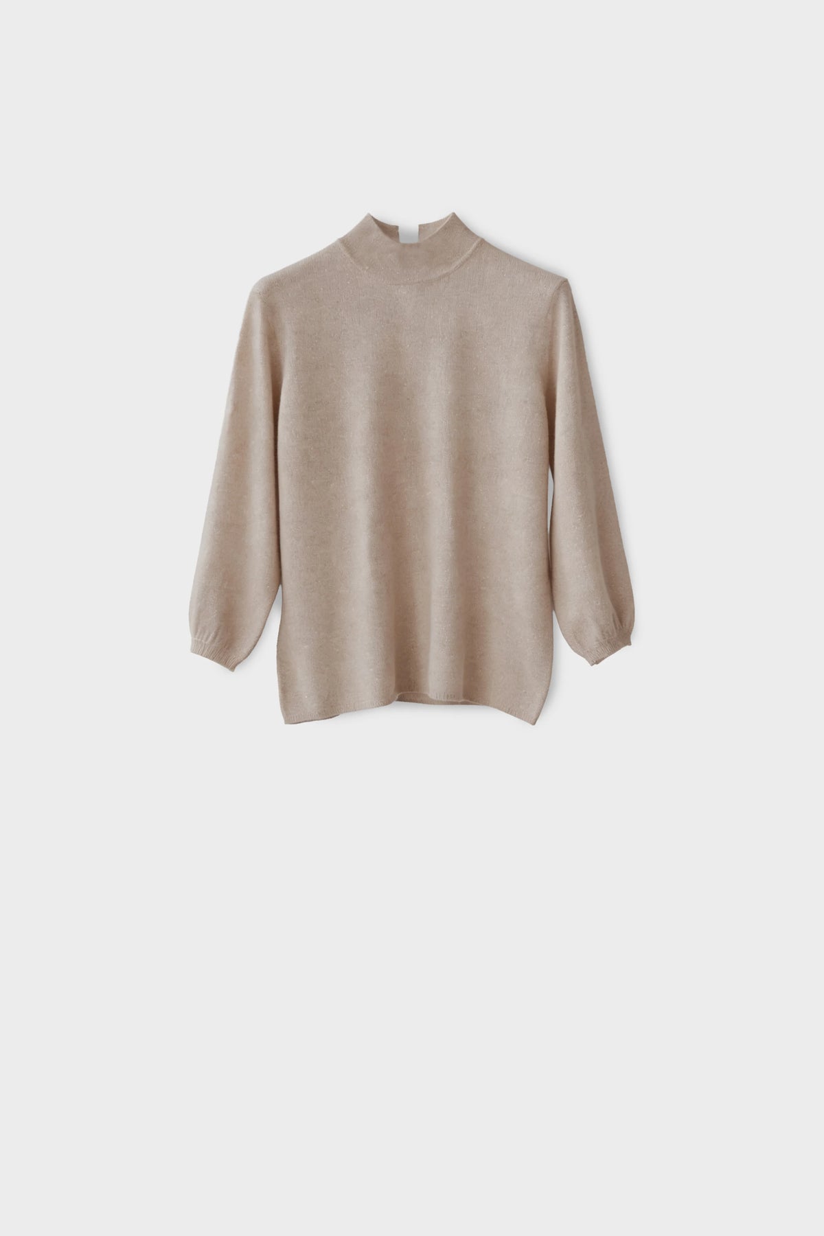 Knitted Glitter High Neck Sweater